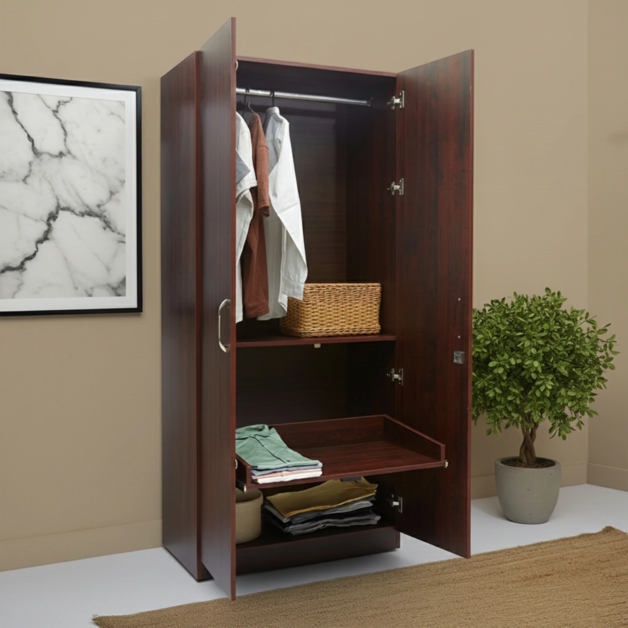 Green Soul Arthur 2-Door Wardrobe - Image 62