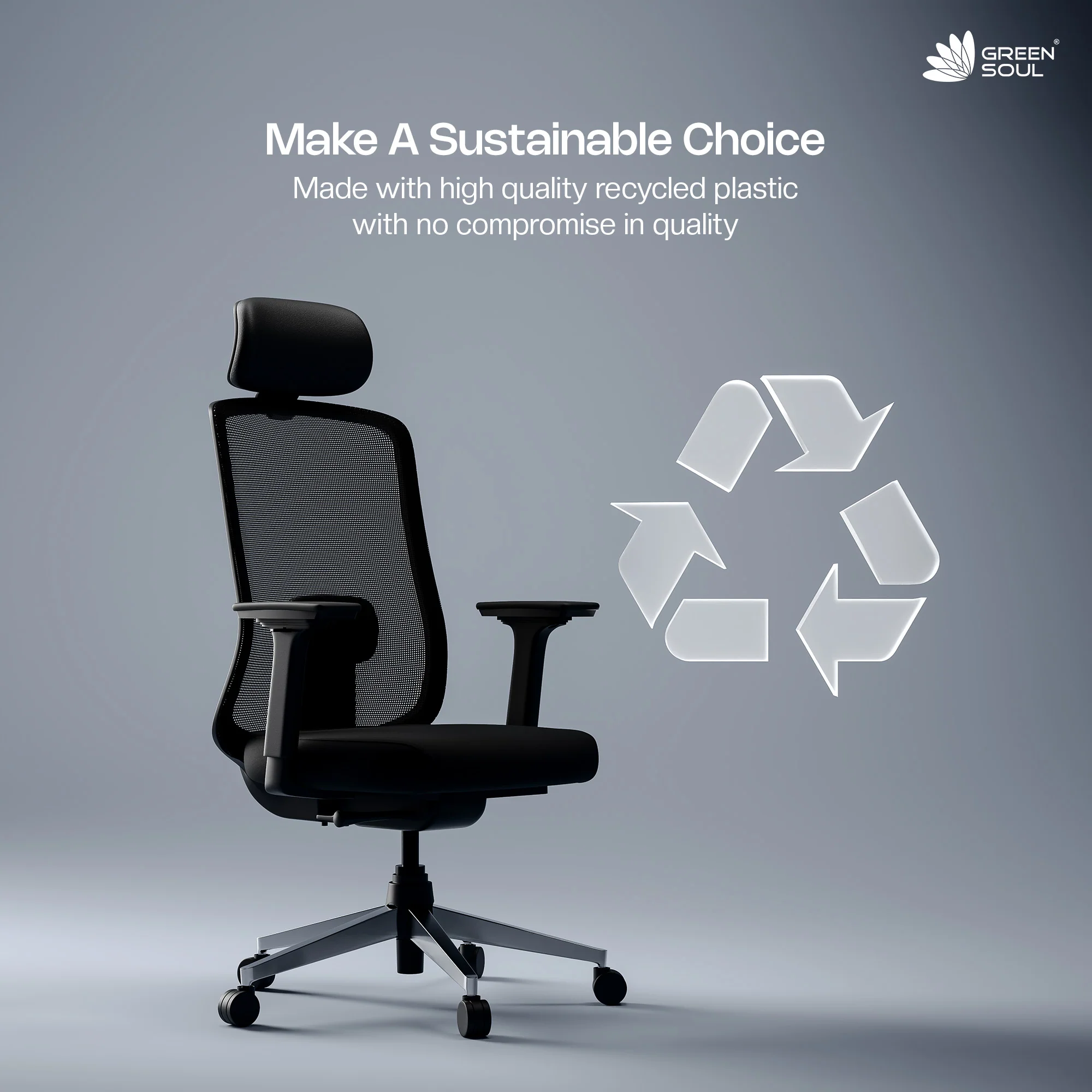 Green Soul Cosmos Superb Ergonomic Office Chair - Image 22