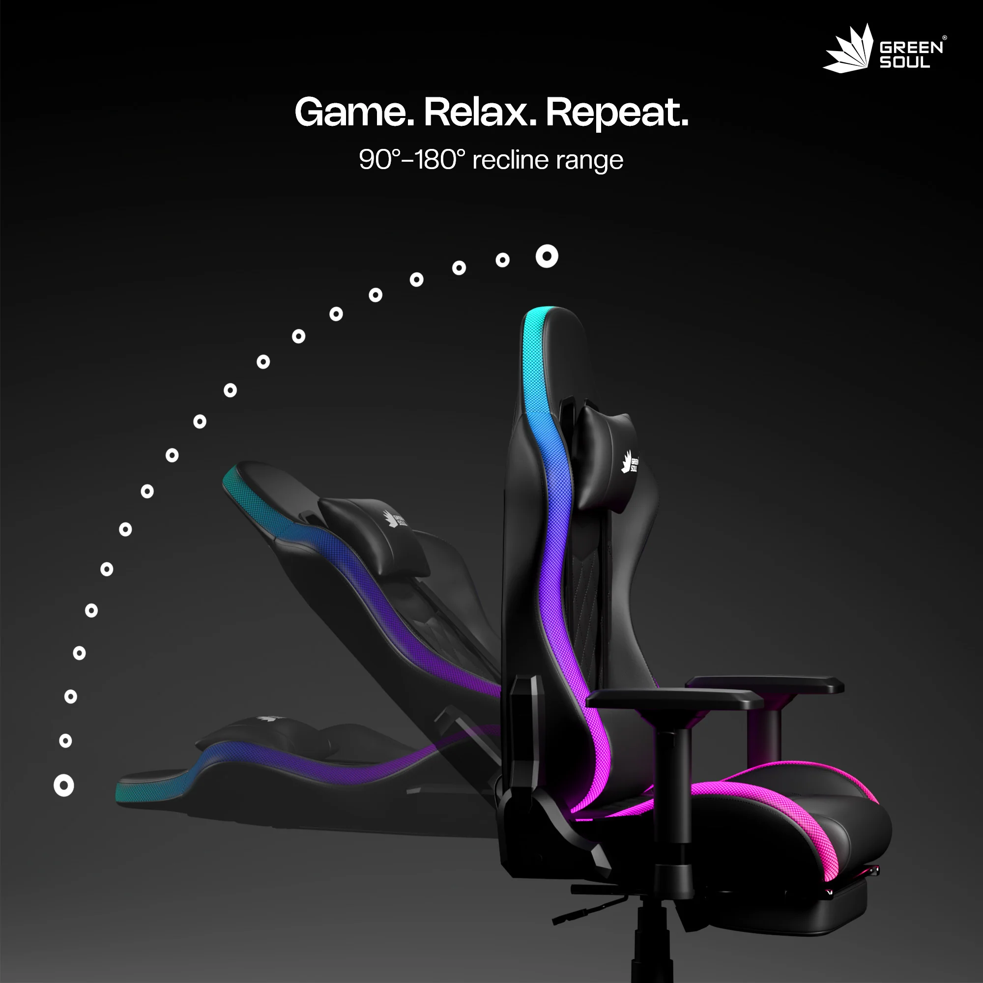 Green Soul Ghost RGB Ergonomic Gaming chair - Image 37