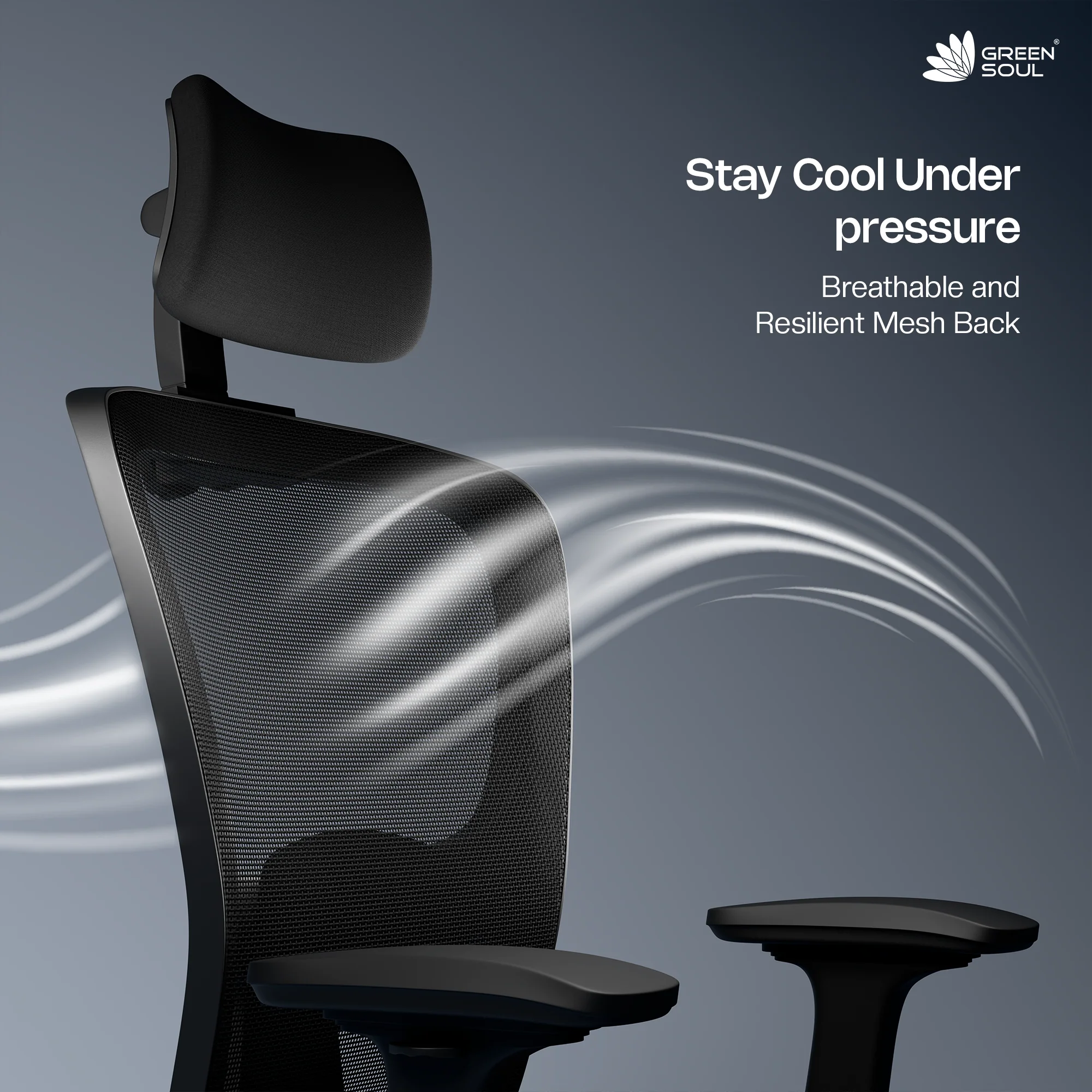 Green Soul Jupiter Pro High Back Mesh Office Chair - Image 21