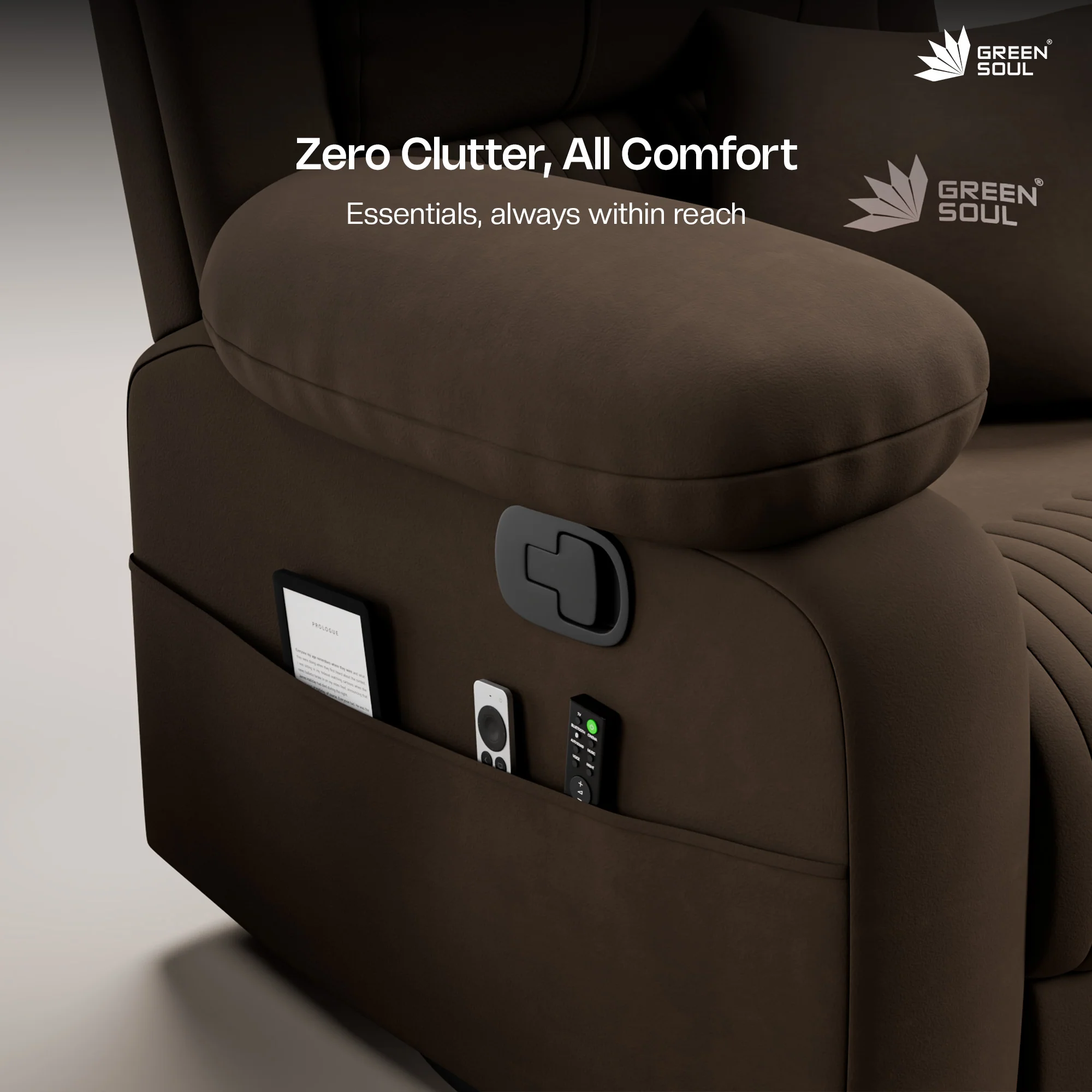 Green Soul Laze 2.0 Manual Recliner Sofa - Image 7