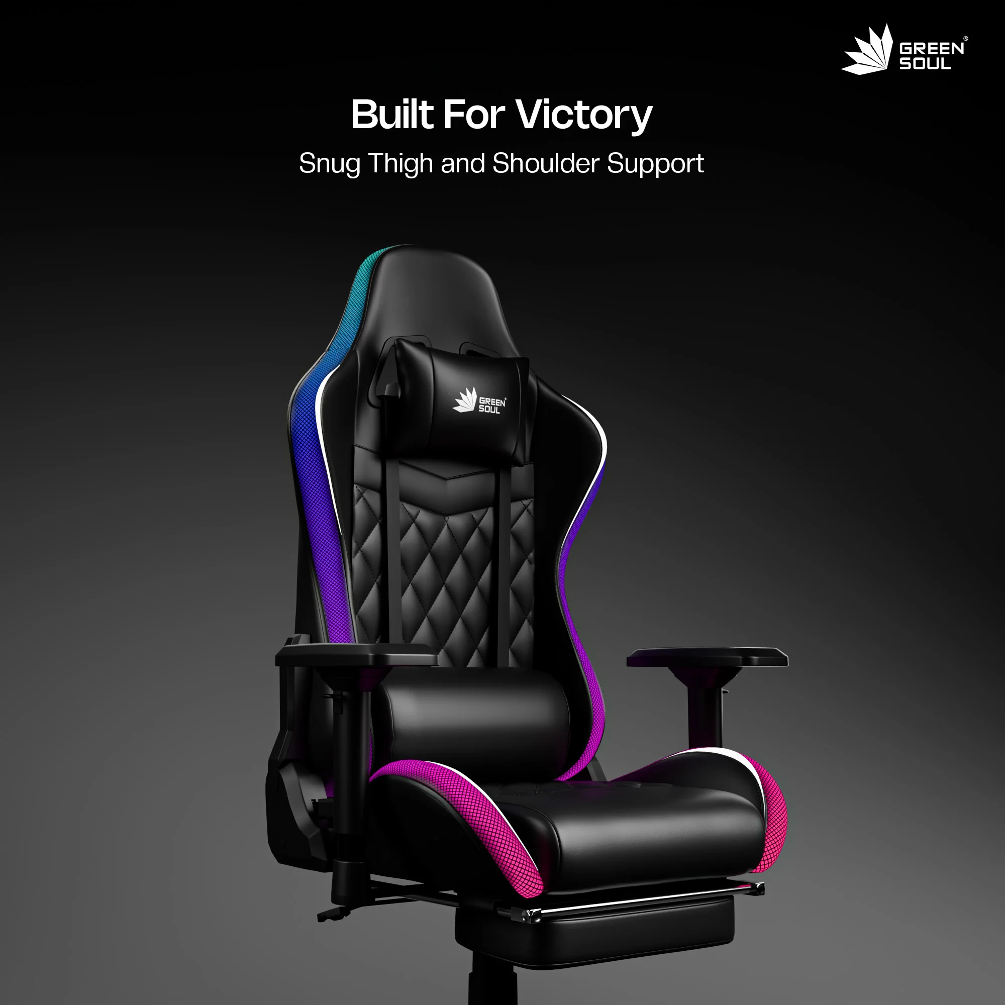 Green Soul Ghost RGB Ergonomic Gaming chair - Image 30
