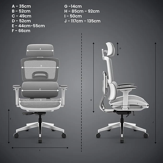 Green Soul Renewed Icon Pro Premium Ergonomic Office Chair - Image 33