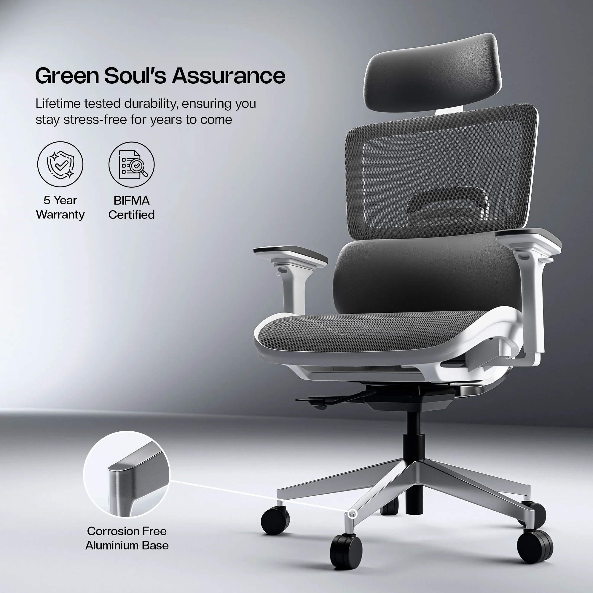 Green Soul Renewed Icon Pro Premium Ergonomic Office Chair - Image 7