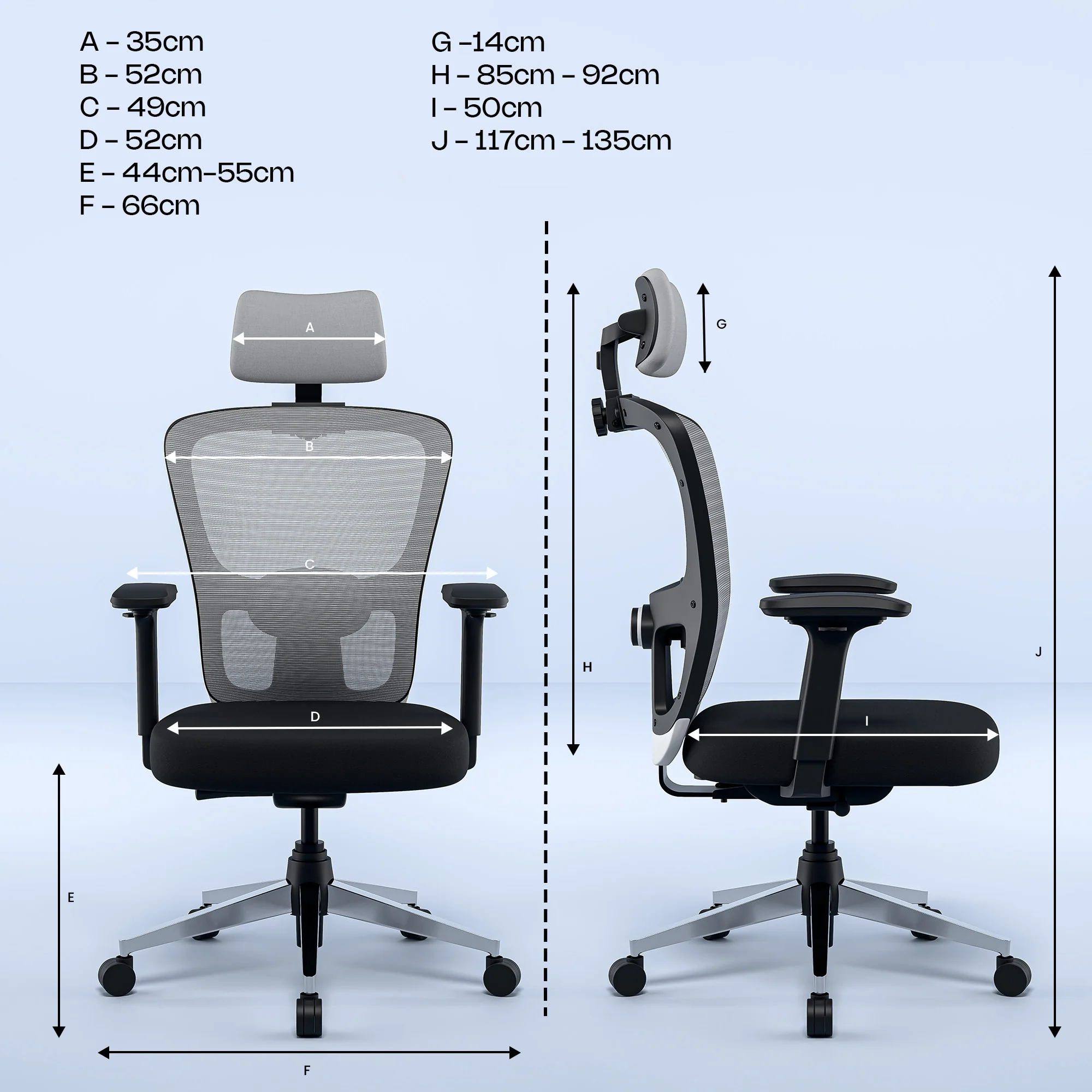 Green Soul Jupiter Pro Intelli-Adapt Recline Office Chair - Image 23