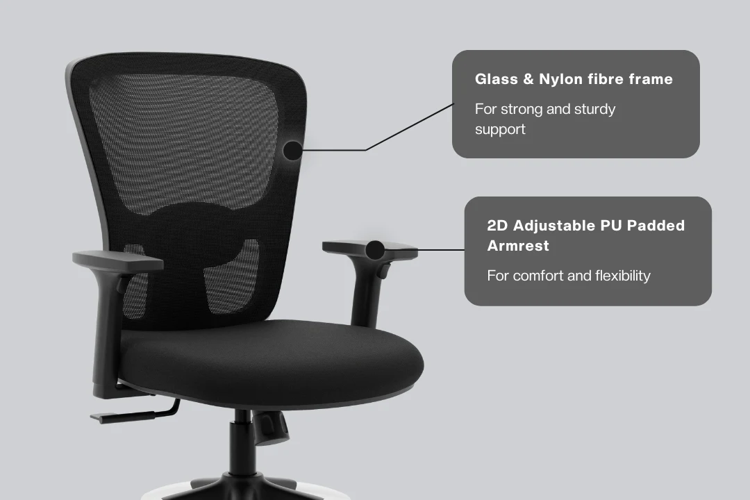 Green Soul Renewed Jupiter Superb Mid Back Office Chair - Image 7
