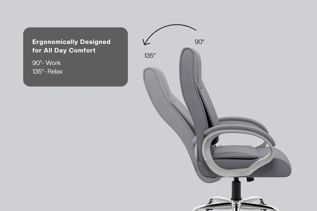 Green Soul Renewed Kiev Orthopedic Boss Office Chair (Fabric) - Image 3