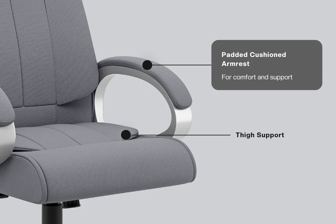 Green Soul Renewed Kiev Orthopedic Boss Office Chair (Fabric) - Image 6