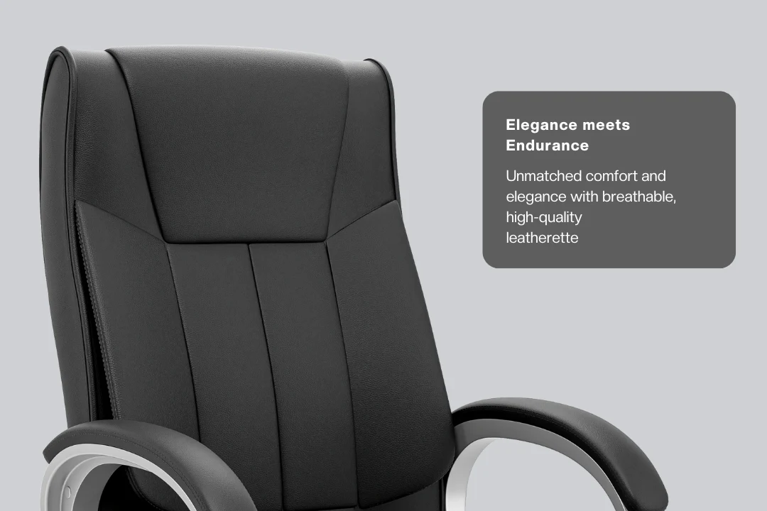 Green Soul Renewed Kiev Orthopedic Boss Office Chair (Leatherette) - Image 13