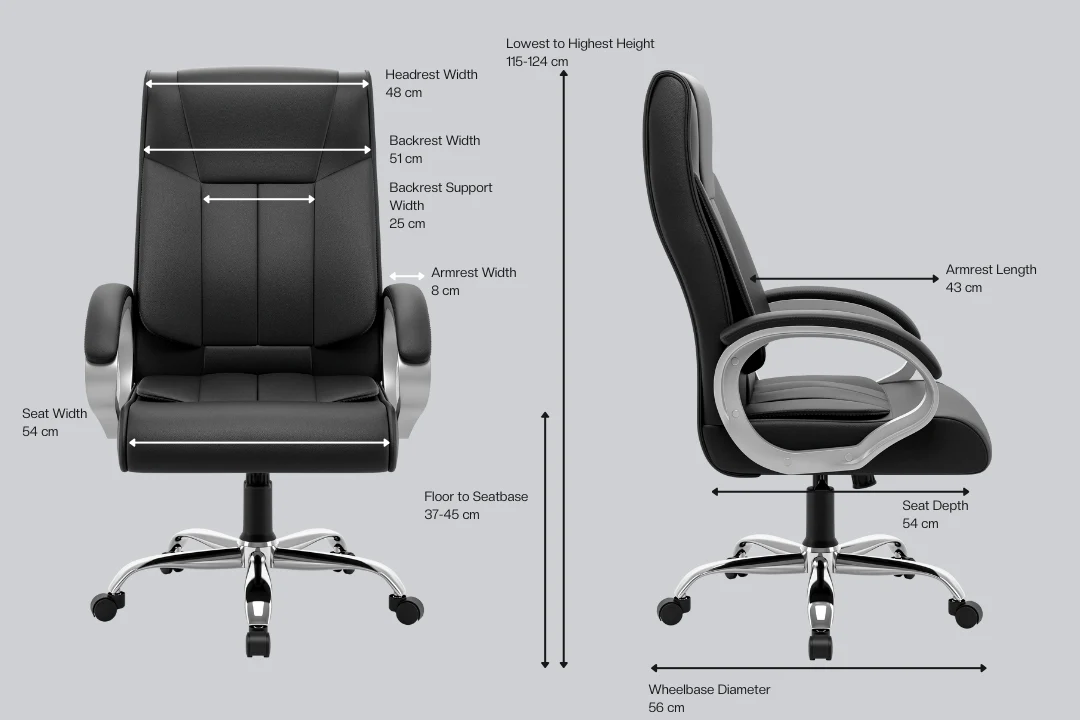Green Soul Renewed Kiev Orthopedic Boss Office Chair (Leatherette) - Image 15