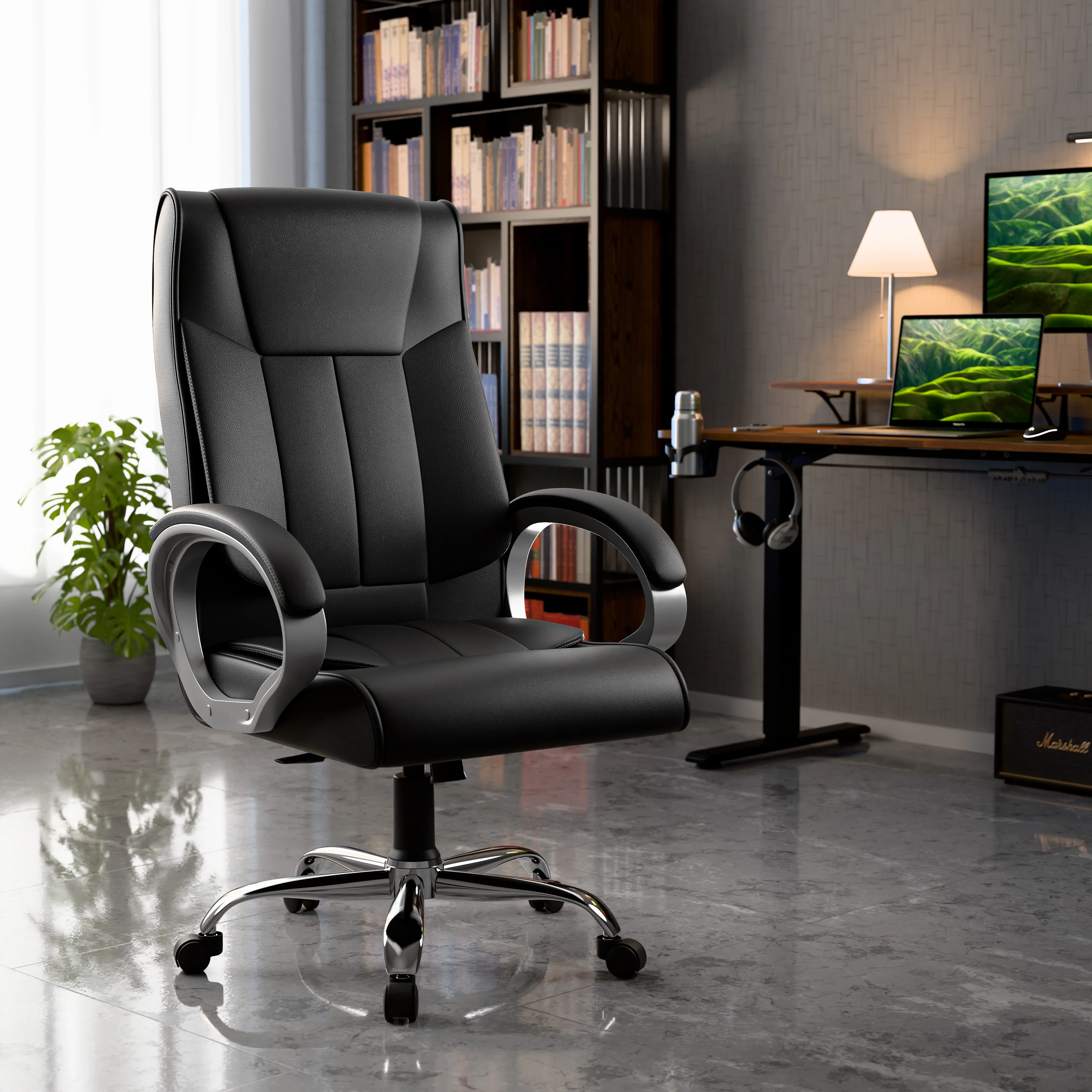 Green Soul Renewed Kiev Orthopedic Boss Office Chair (Leatherette) - Image 4