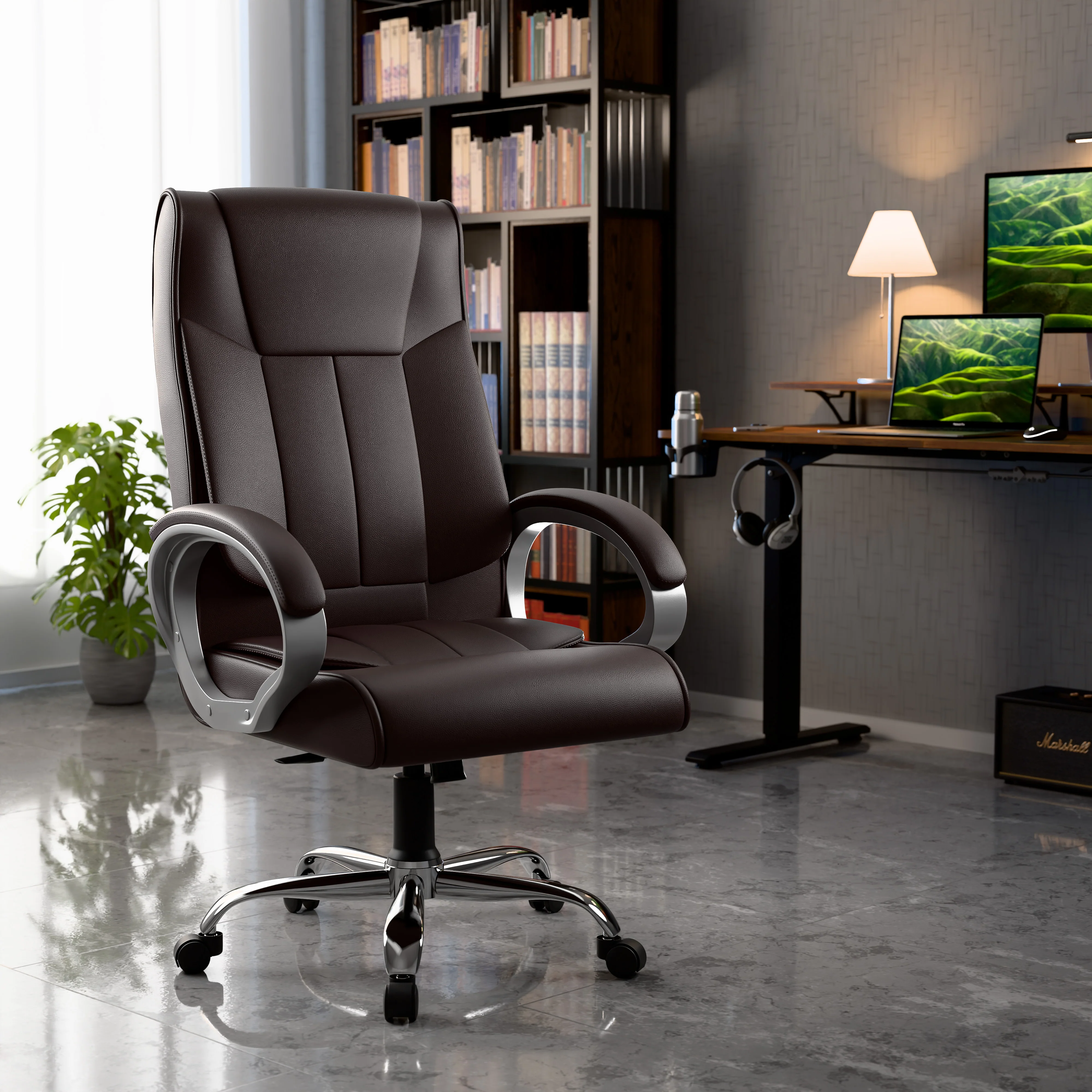 Green Soul Renewed Kiev Orthopedic Boss Office Chair (Leatherette) - Image 5