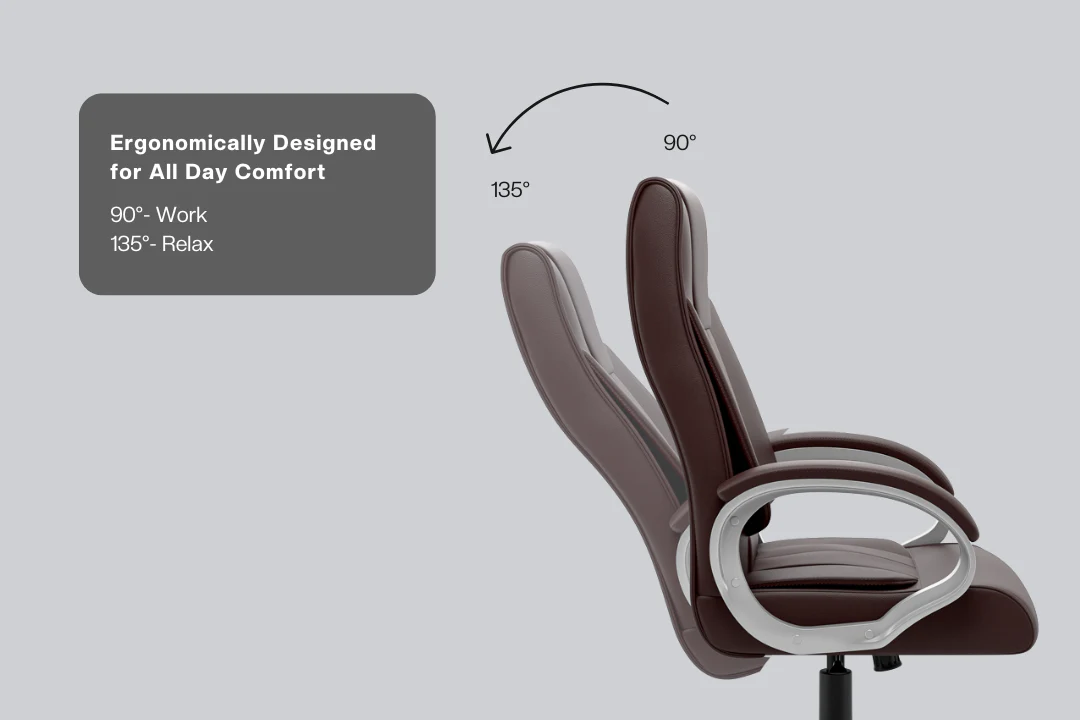 Green Soul Renewed Kiev Orthopedic Boss Office Chair (Leatherette) - Image 6