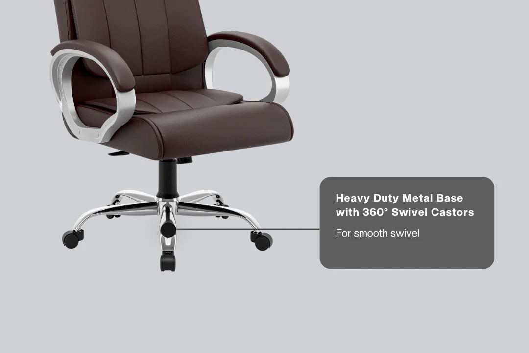 Green Soul Renewed Kiev Orthopedic Boss Office Chair (Leatherette) - Image 7