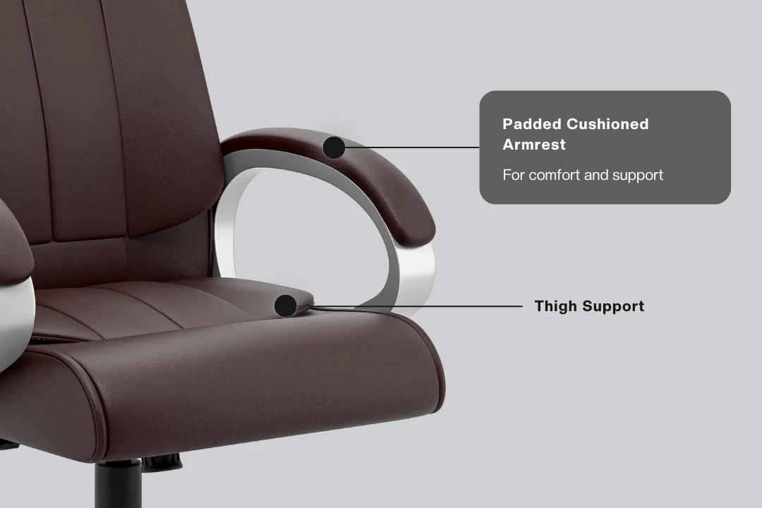 Green Soul Renewed Kiev Orthopedic Boss Office Chair (Leatherette) - Image 9