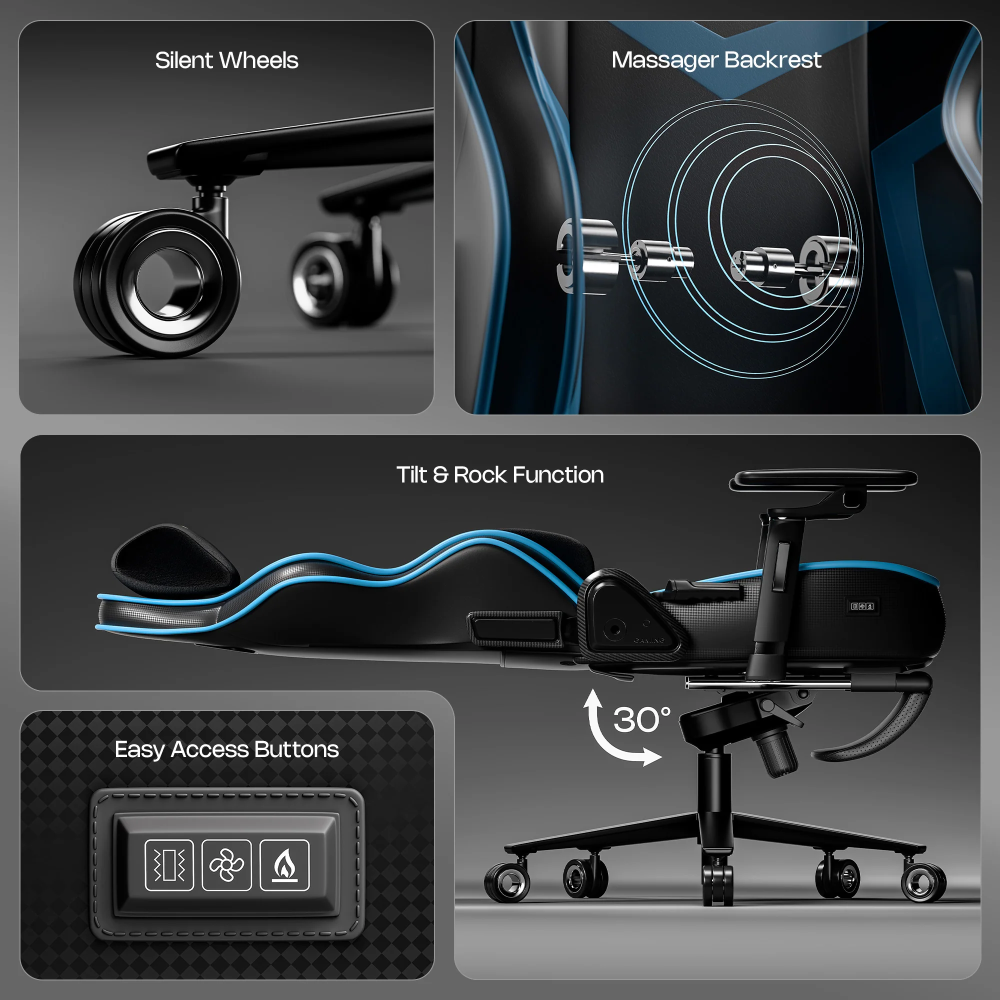 Green Soul Monster Pro Gaming Chair with Ventilated Seats - Image 28