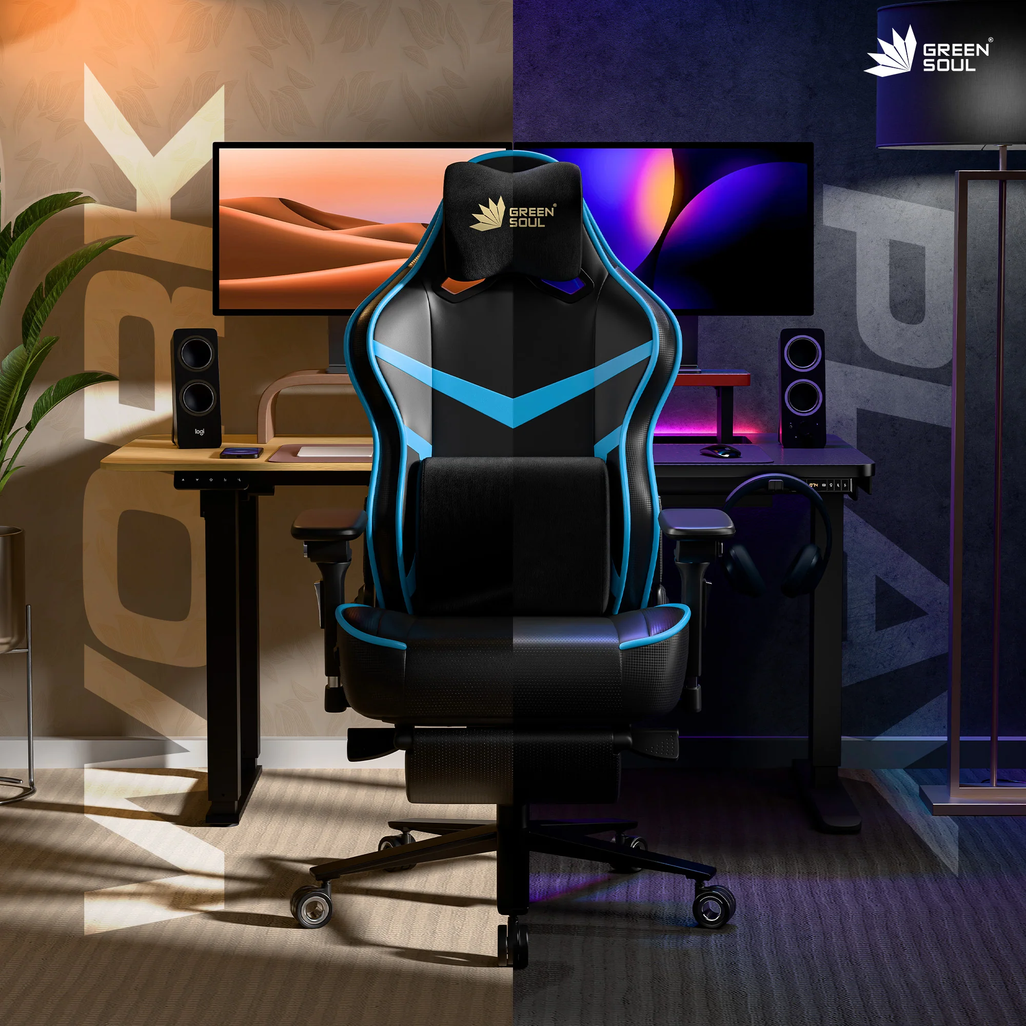 Green Soul Monster Pro Gaming Chair with Ventilated Seats - Image 37