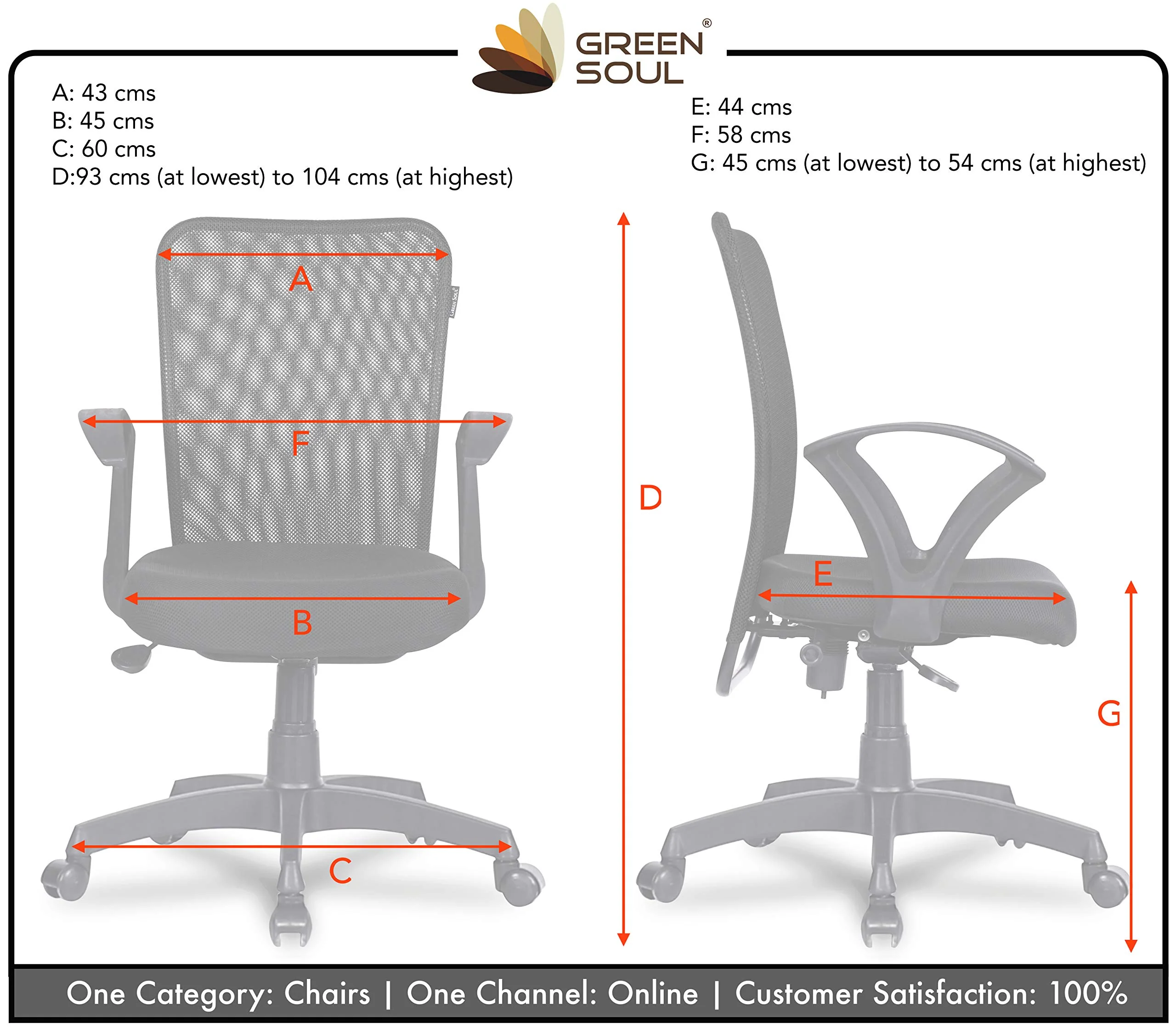 Green Soul Renewed Seoul Basic Chair - Image 38