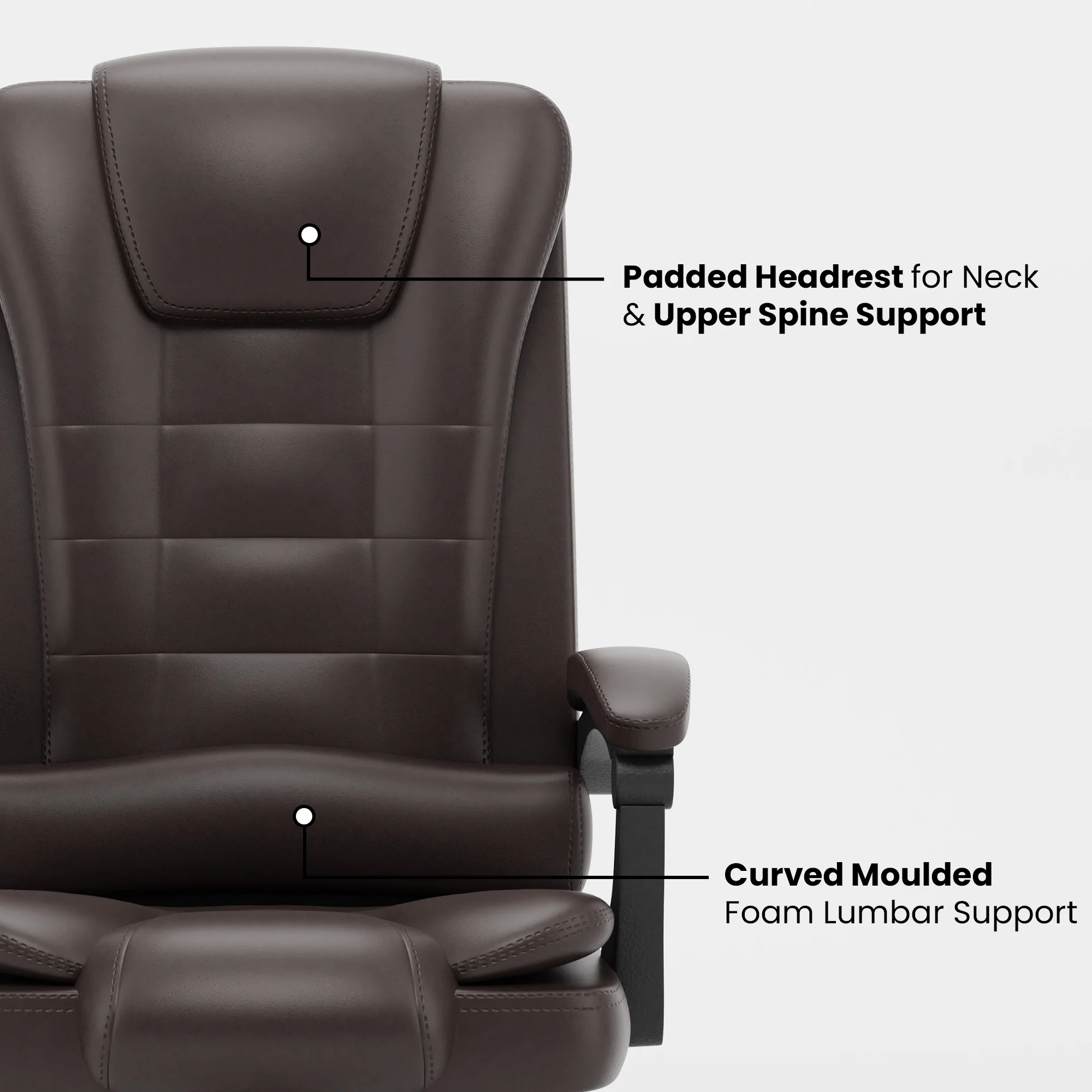 Green Soul Renewed Urbane Pro Leatherette Executive Chair - Image 22