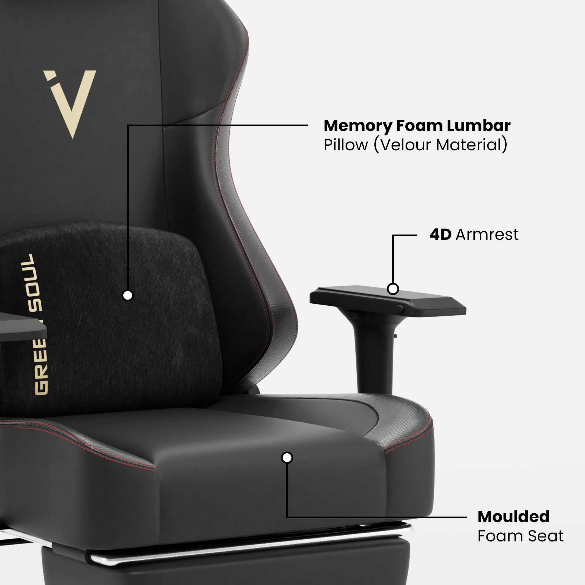 Green Soul Vision Pro Gaming Chair - Image 11
