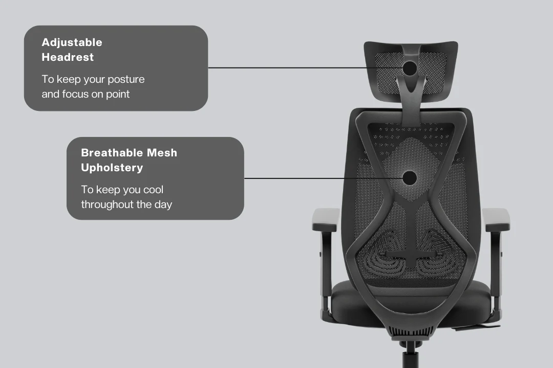 Green Soul Renewed Zodiac Pro High Back Mesh Gaming Chair - Image 4