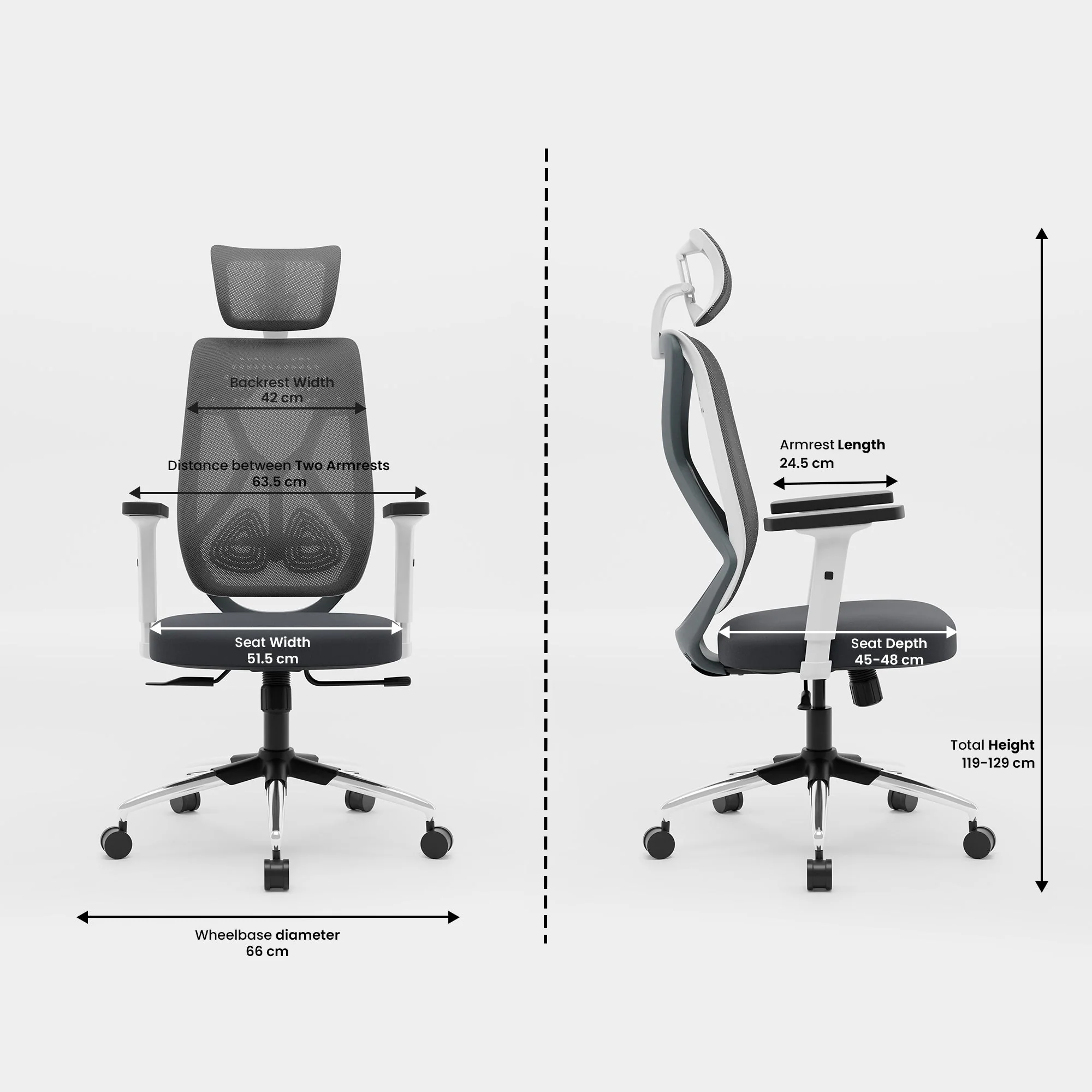 Green Soul Zodiac Pro Series High Back Mesh Office Chair - Image 19