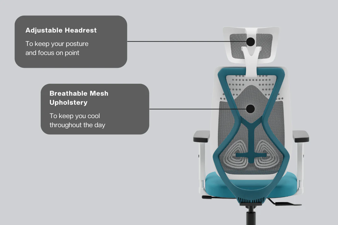 Green Soul Zodiac Pro Series High Back Mesh Office Chair - Image 39