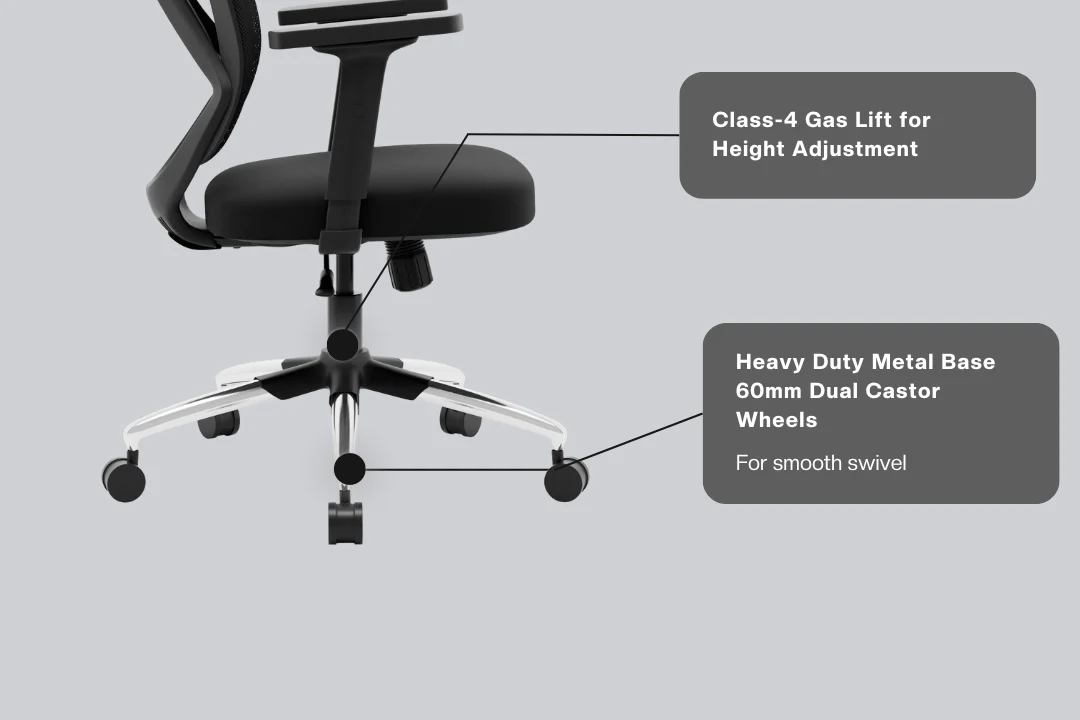 Green Soul Zodiac Pro Series High Back Mesh Office Chair - Image 49
