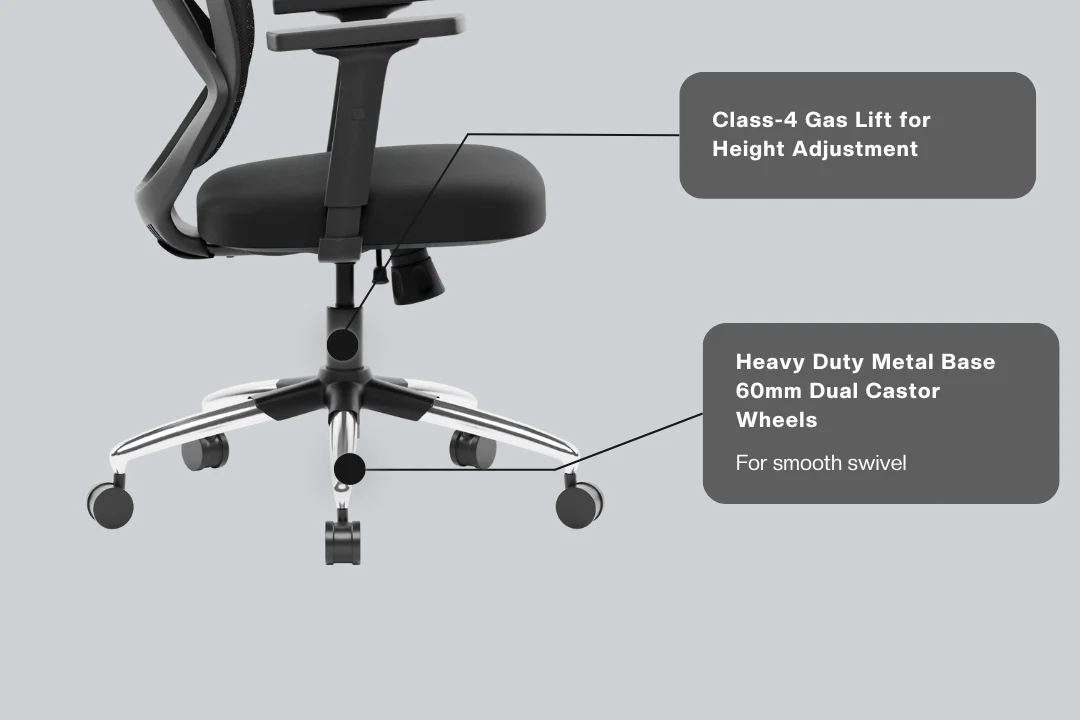 Green Soul Zodiac Pro Series High Back Mesh Office Chair - Image 58