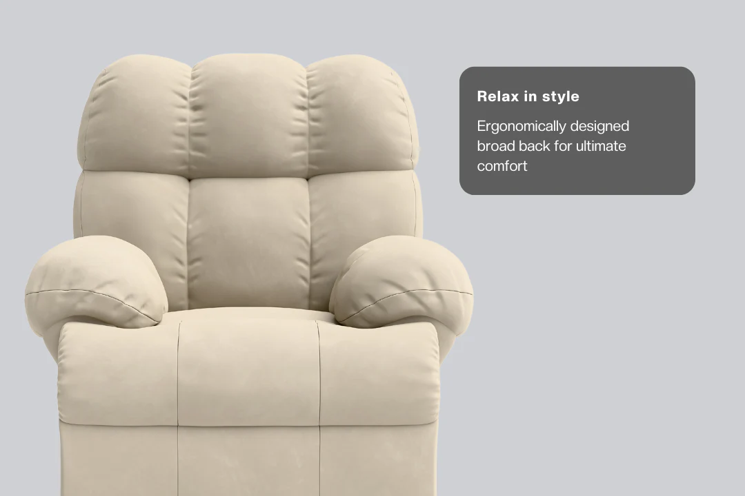 Green Soul Shangri-La Rocking, Revolving and Recline Single Seater Electric Recliner Sofa - Image 20