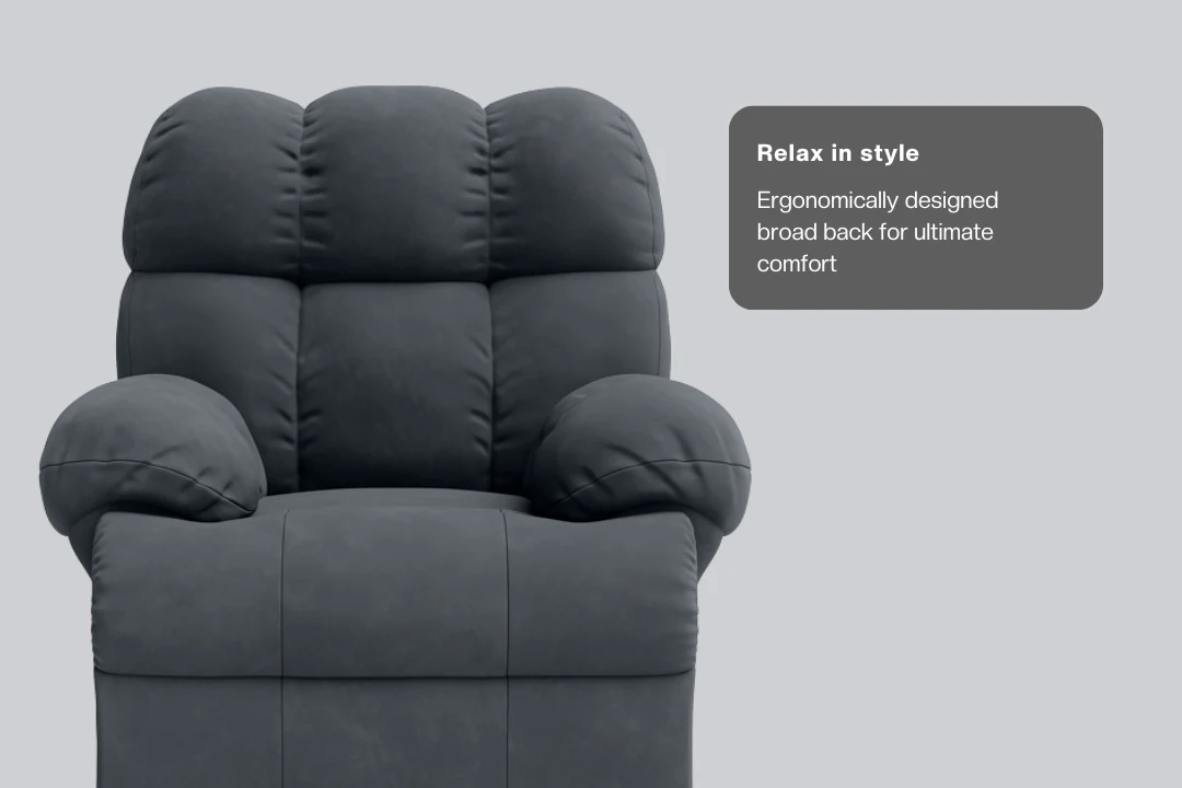 Green Soul Shangri-La Rocking, Revolving and Recline Single Seater Electric Recliner Sofa - Image 5