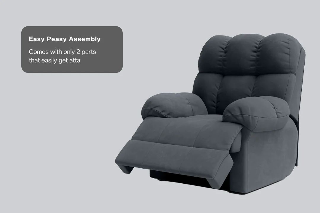 Green Soul Shangri-La Rocking, Revolving and Recline Single Seater Electric Recliner Sofa - Image 6