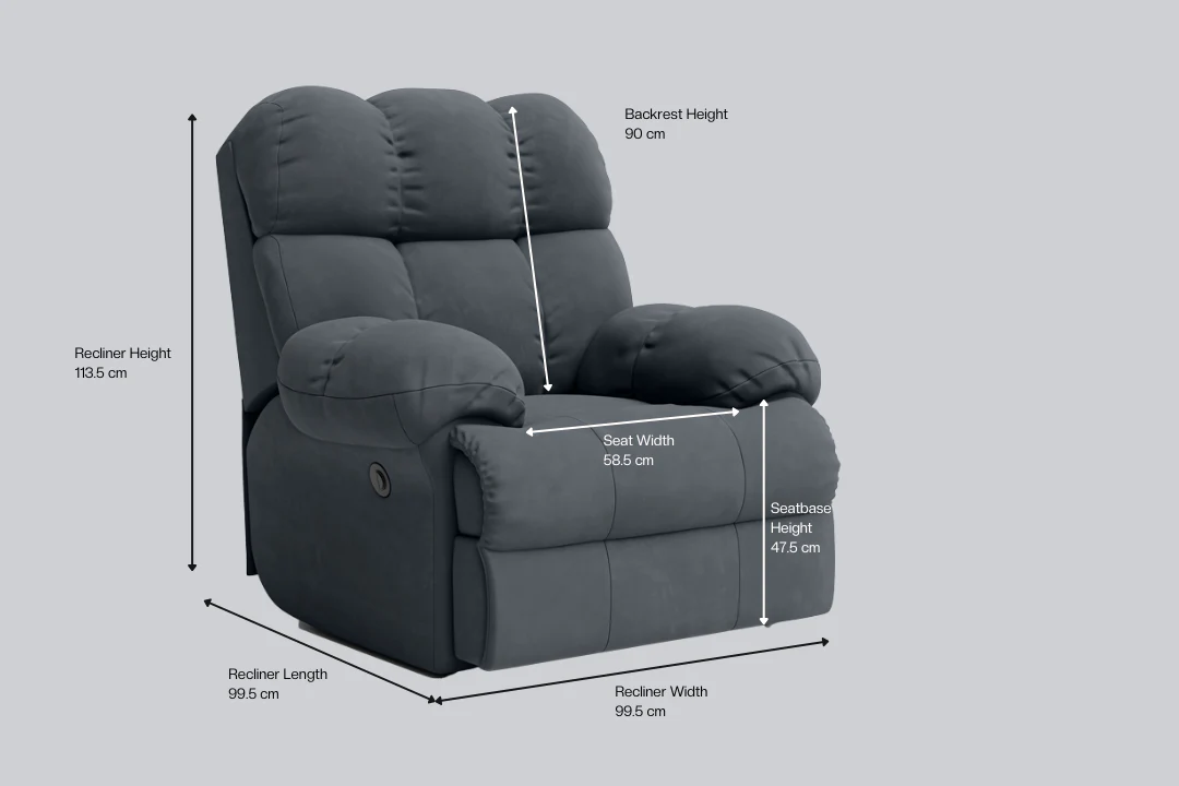 Green Soul Shangri-La Rocking, Revolving and Recline Single Seater Electric Recliner Sofa - Image 9