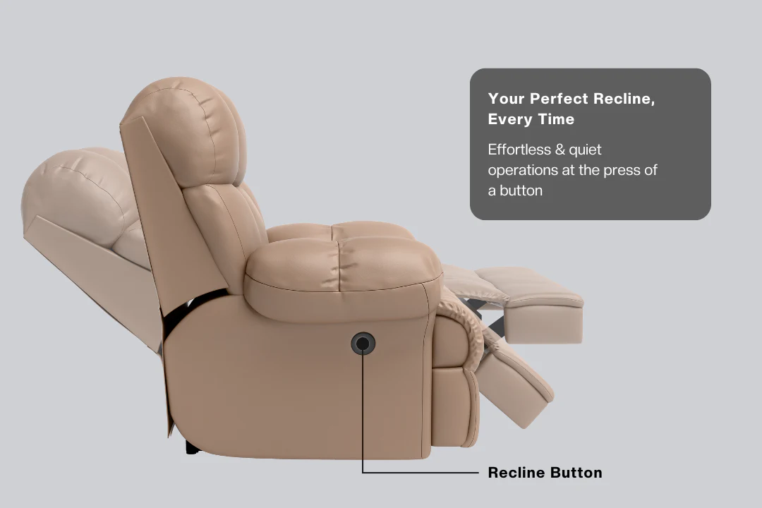 Green Soul Shangri-La Rocking, Revolving and Recline Single Seater Electric Recliner Sofa - Image 90