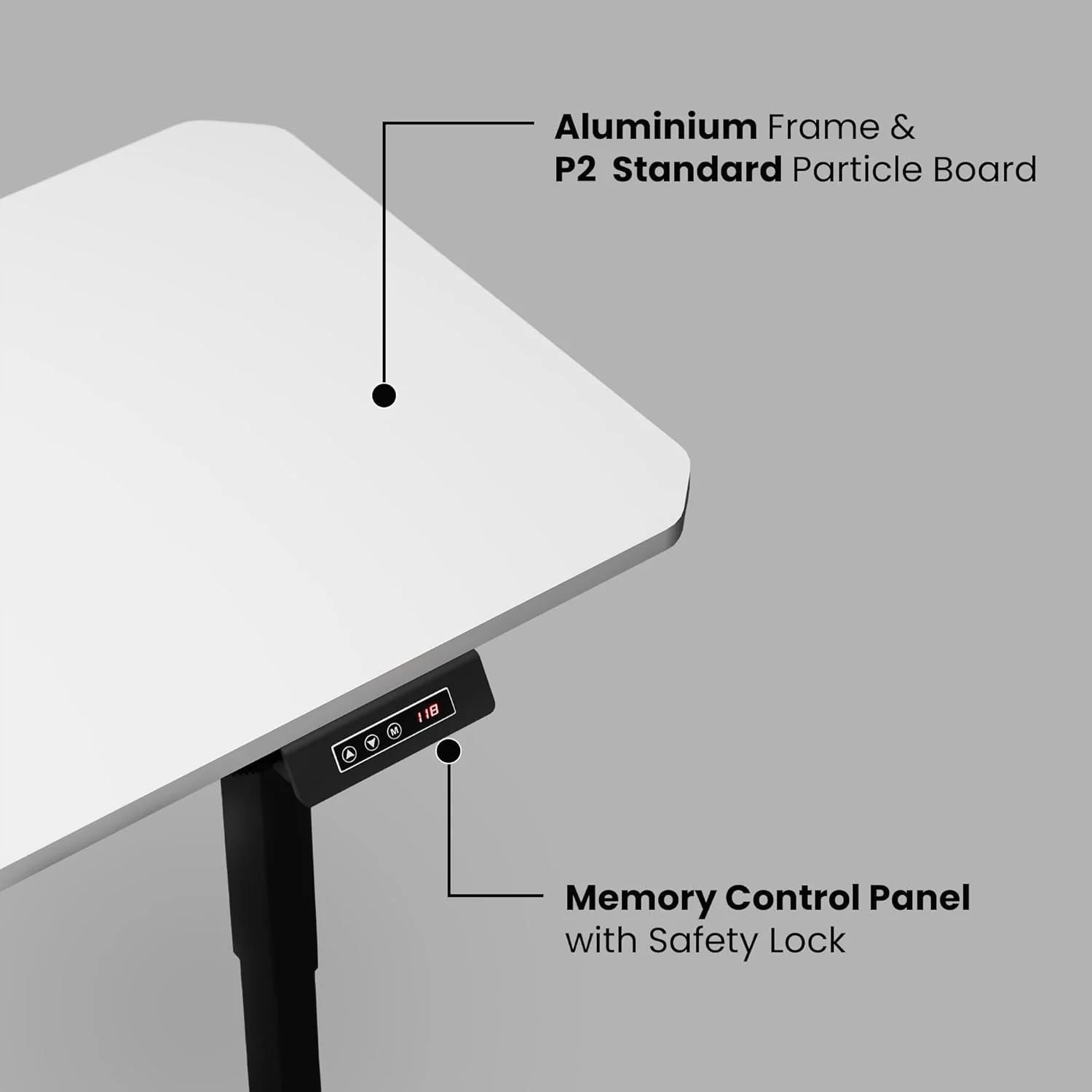 Green Soul Trigger Height Adjustable Table - Image 12