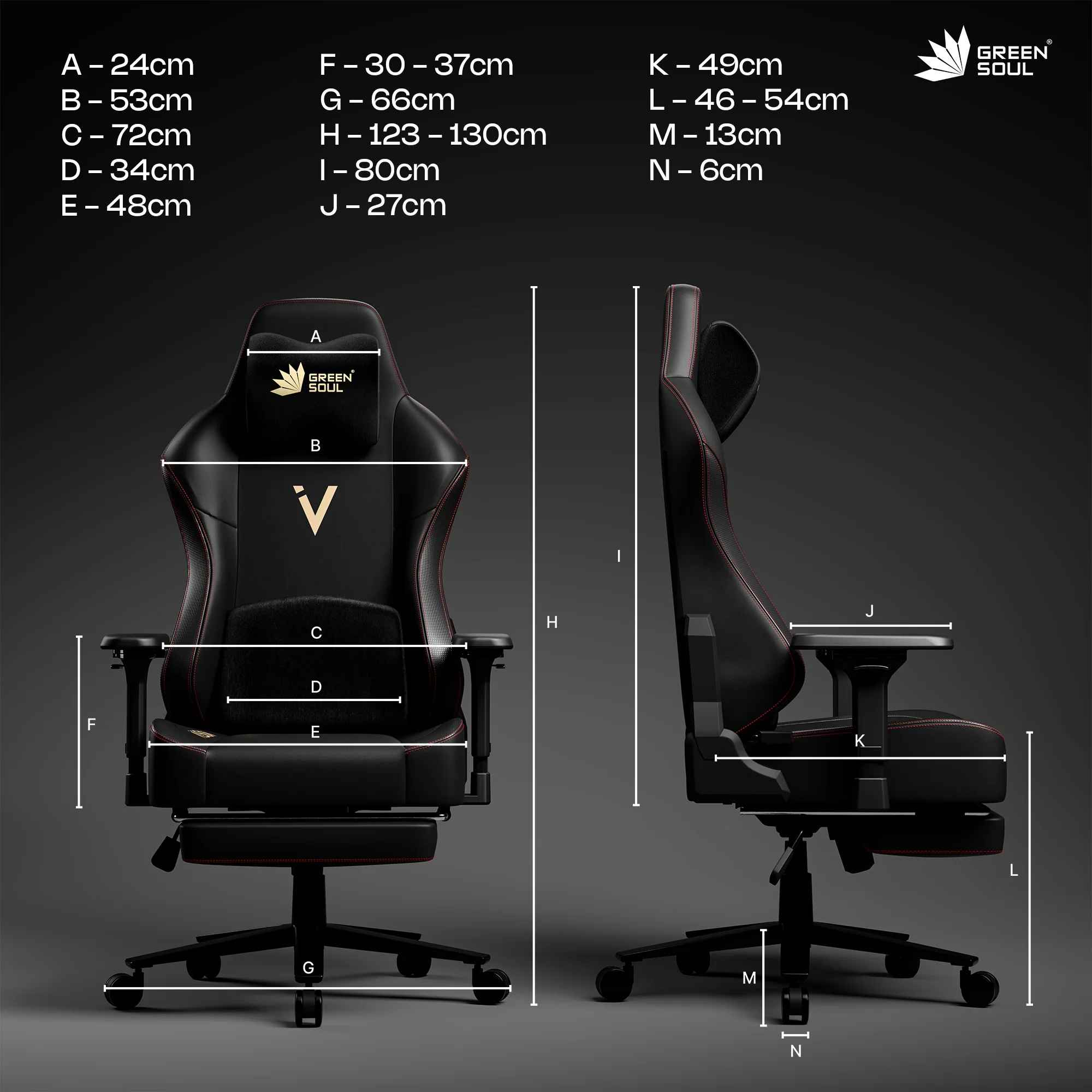 Green Soul Vision Pro V2 Gaming Chair - Image 60