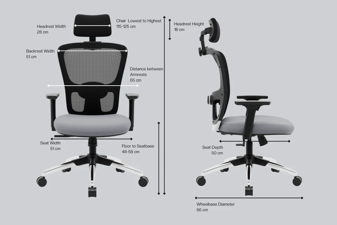Green Soul Jupiter Superb High Back Mesh Office Chair - Image 17