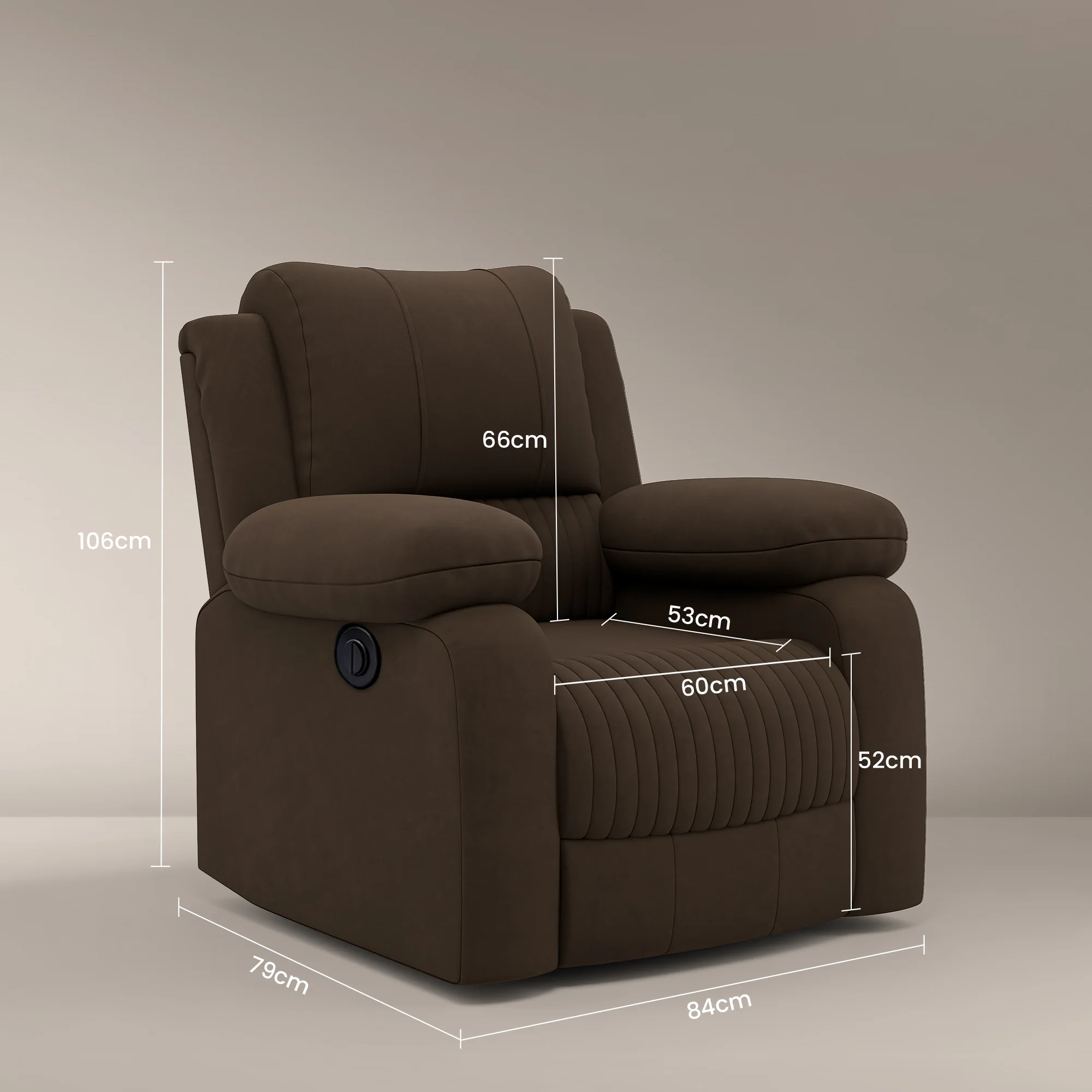 Green soul Laze (R3) Single Seater Electric Recliner Sofa - Image 24