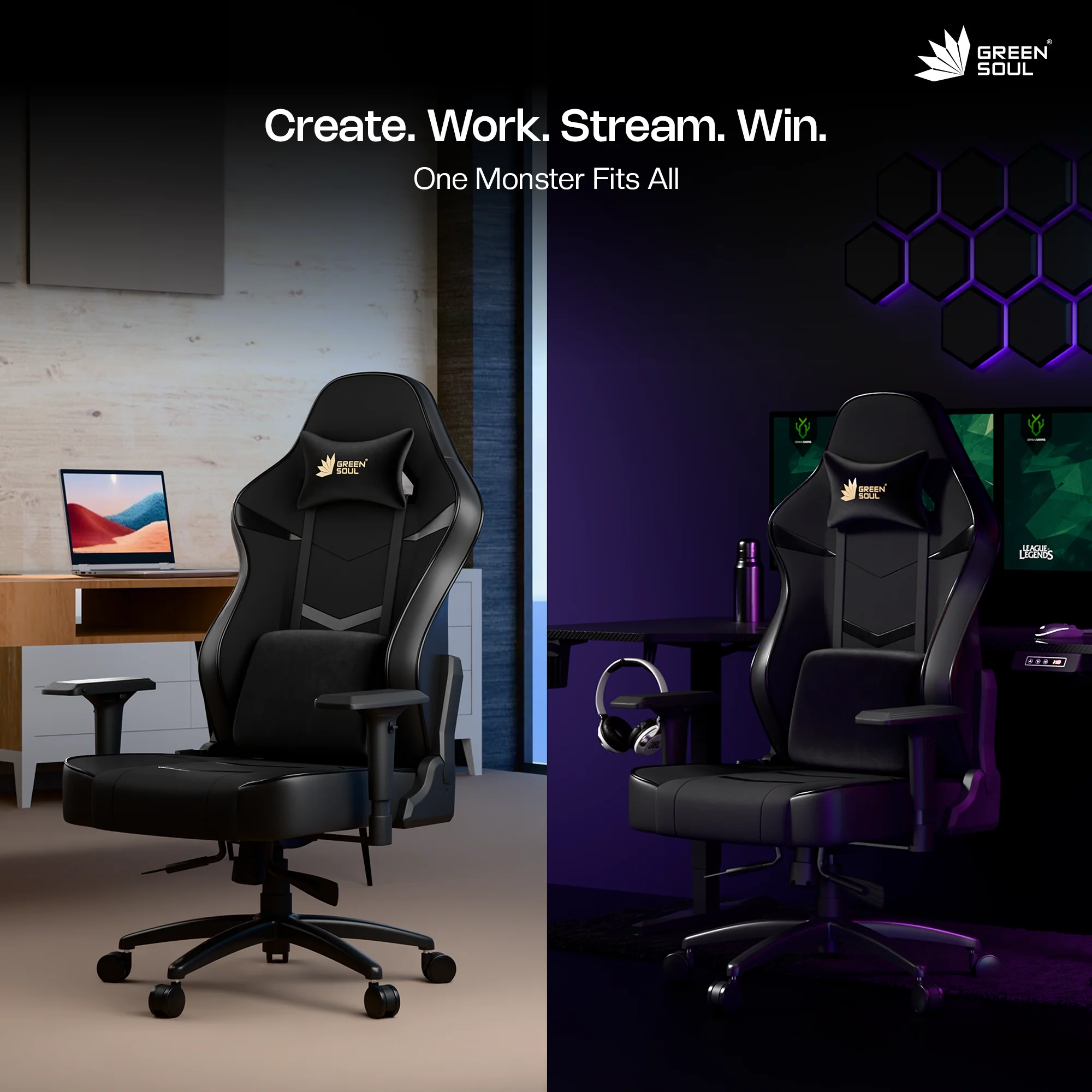 Green Soul Monster Ultimate (S) Gaming Chair - Image 37