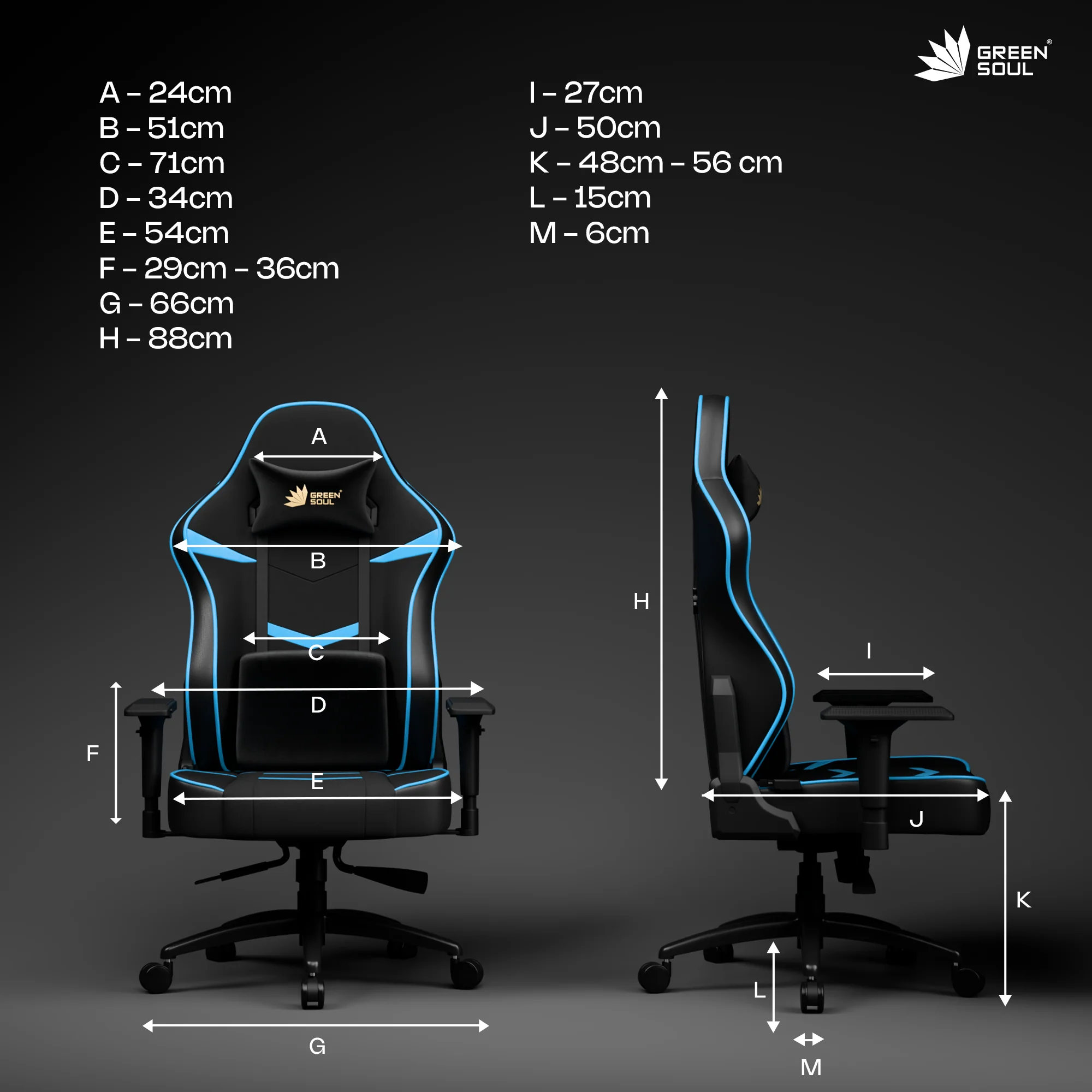 Green Soul Monster Ultimate (S) Gaming Chair - Image 51