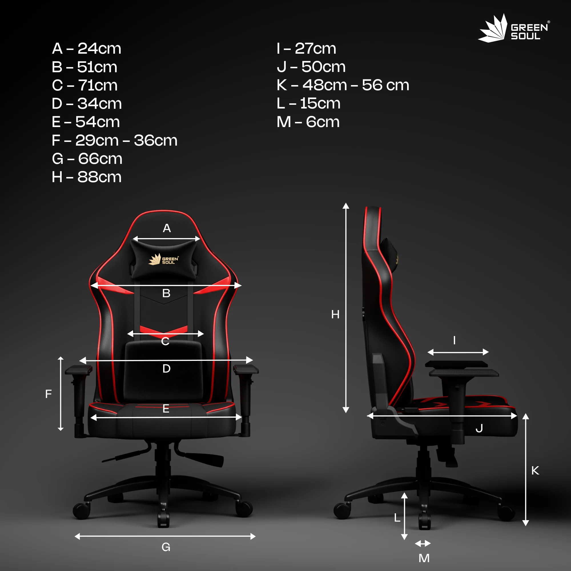 Green Soul Monster Ultimate (S) Gaming Chair - Image 52
