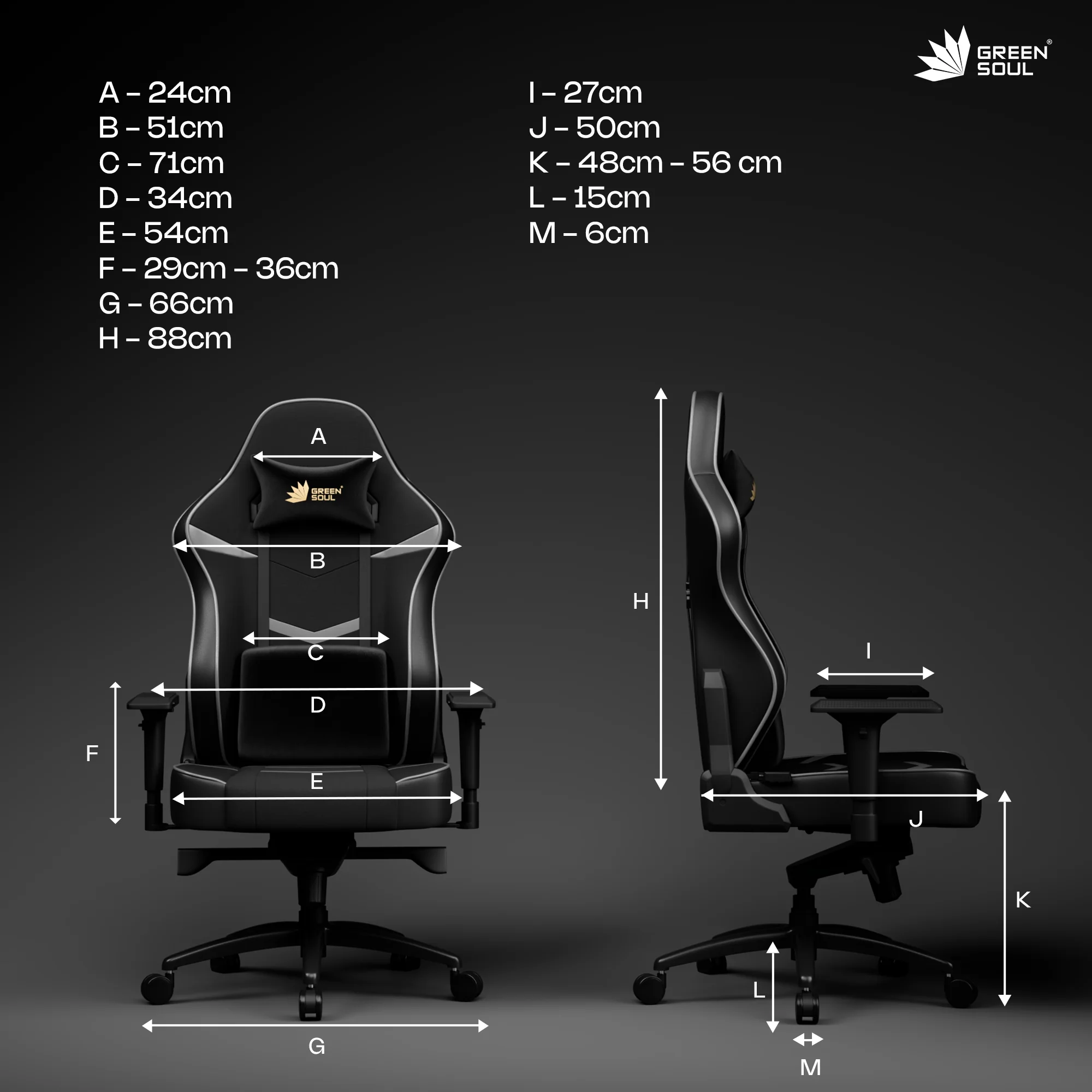 Green Soul Monster Ultimate (T) Gaming Chair - Image 68