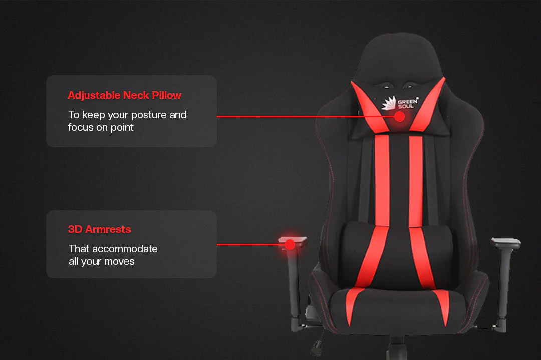 Green Soul Renewed Beast Gaming Chair - Image 4