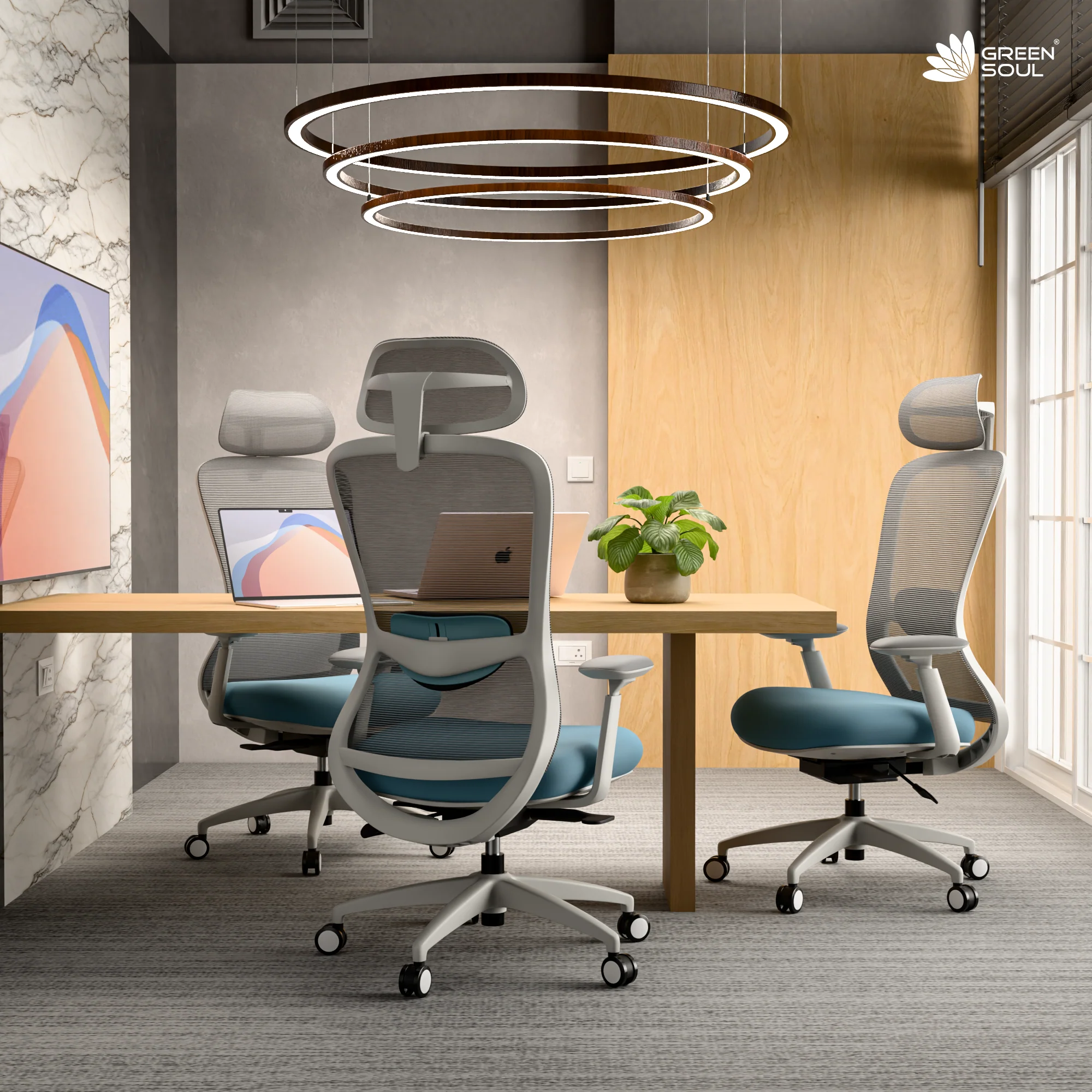 Green Soul Galaxy Ergonomic Office Chair - Image 38