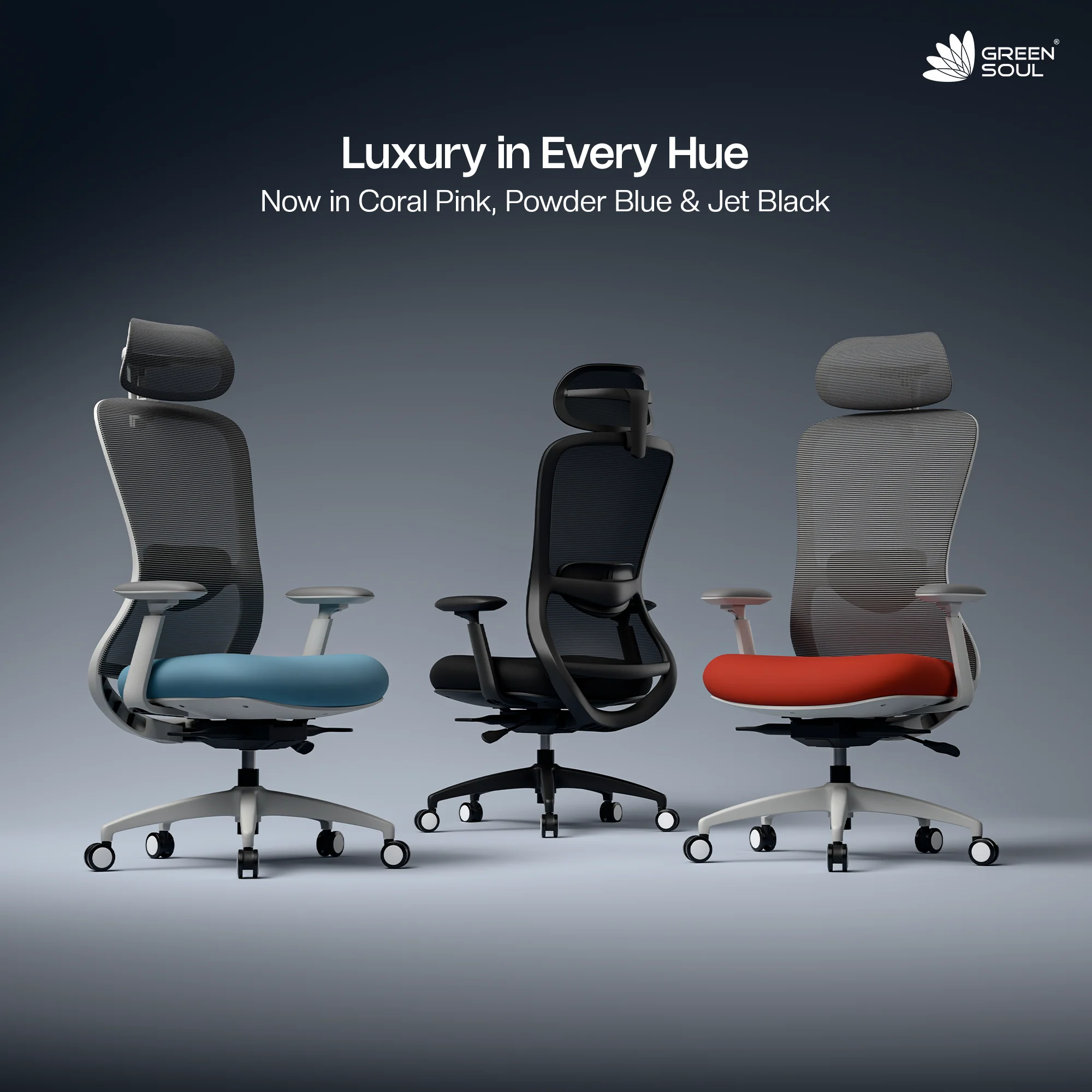 Green Soul Galaxy Ergonomic Office Chair - Image 49