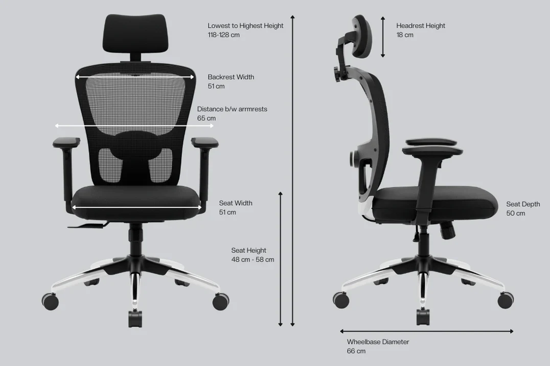 Green Soul Renewed Jupiter Pro High Back Mesh Office Chair - Image 6