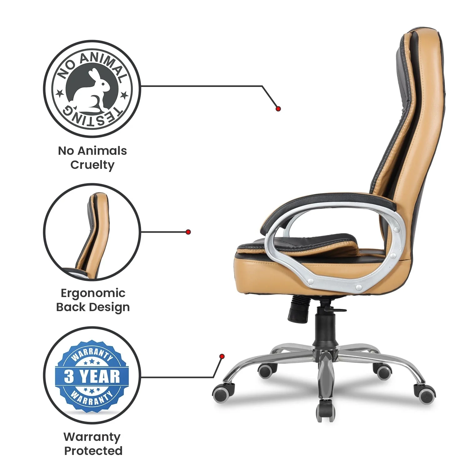 Green Soul Renewed Vienna High Back Executive Chair - Image 14