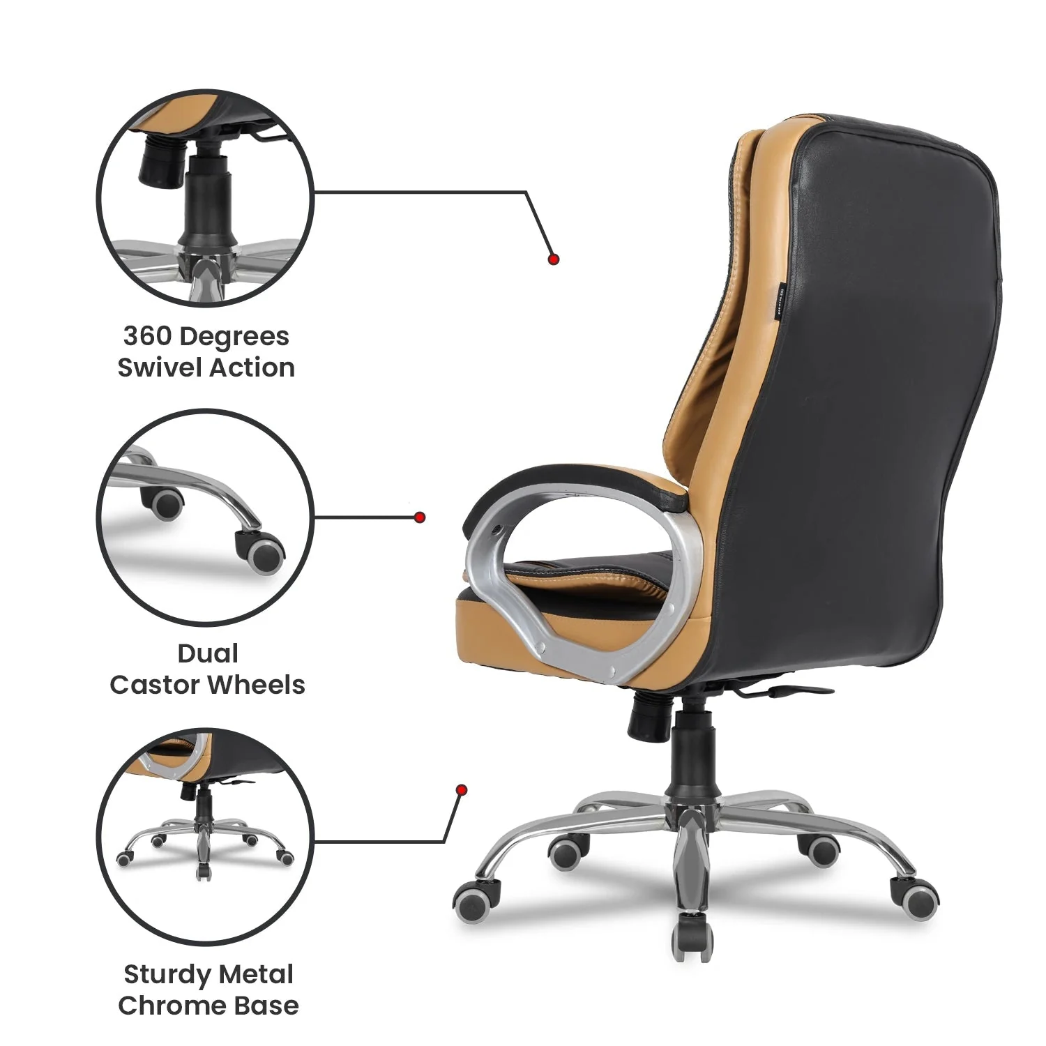 Green Soul Renewed Vienna High Back Executive Chair - Image 16