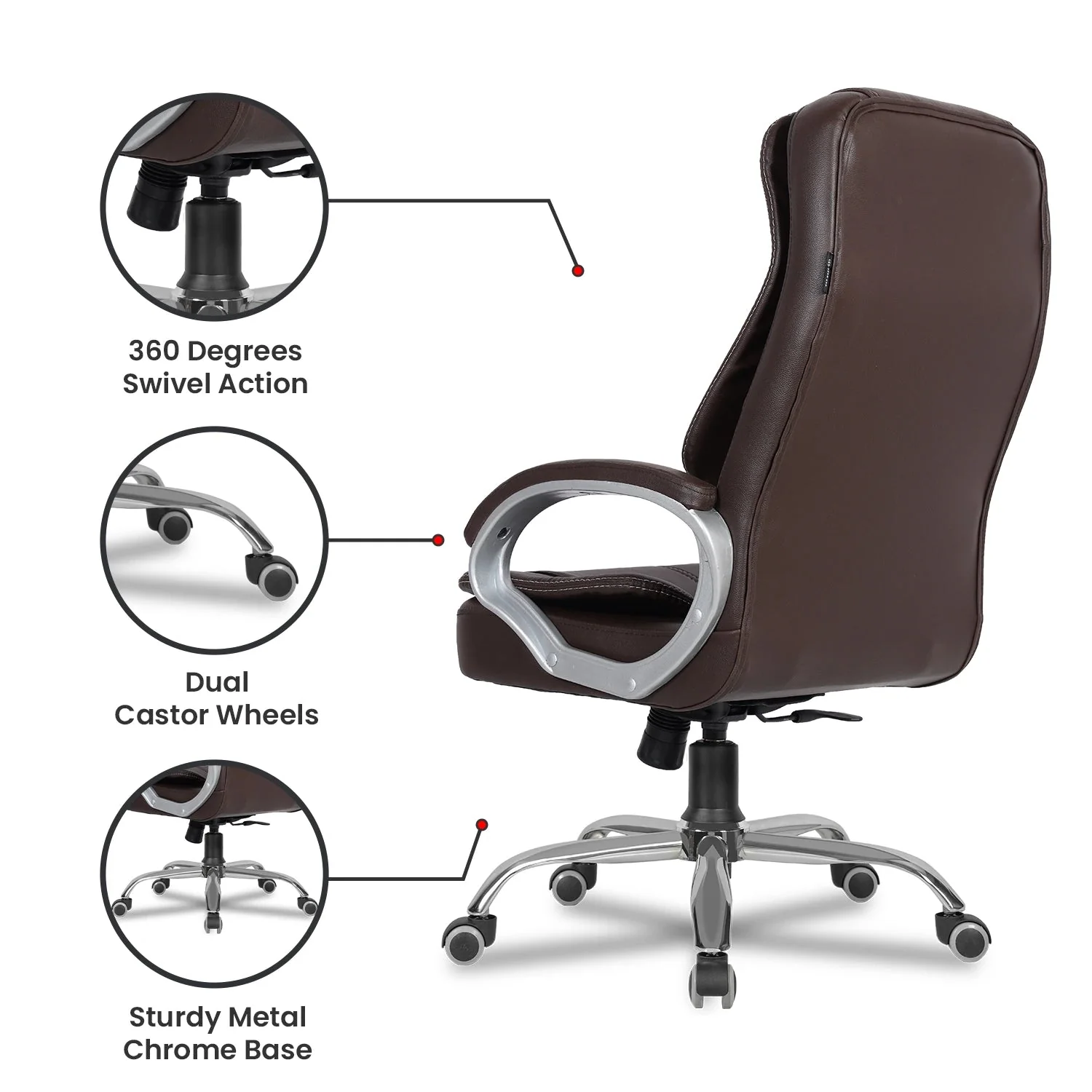 Green Soul Renewed Vienna High Back Executive Chair - Image 23