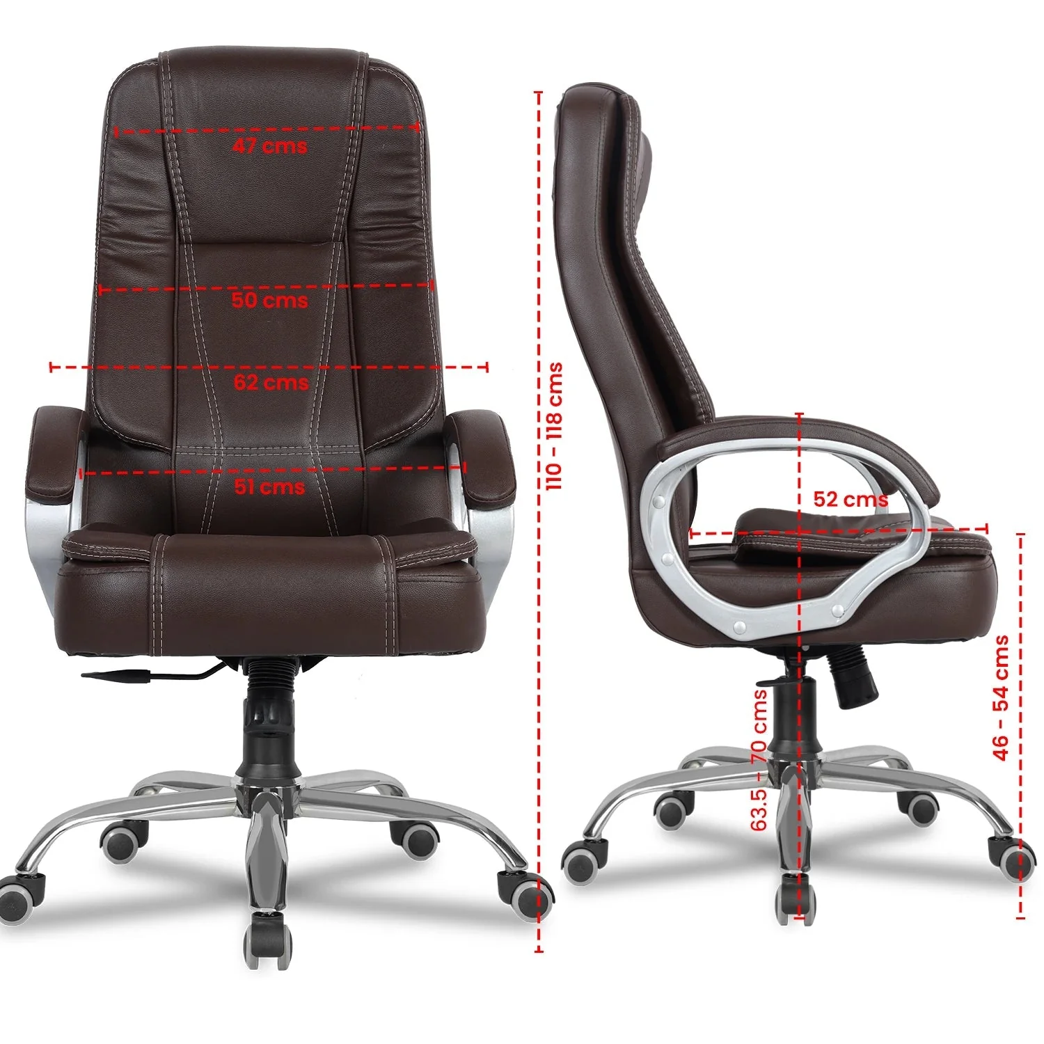 Green Soul Renewed Vienna High Back Executive Chair - Image 25